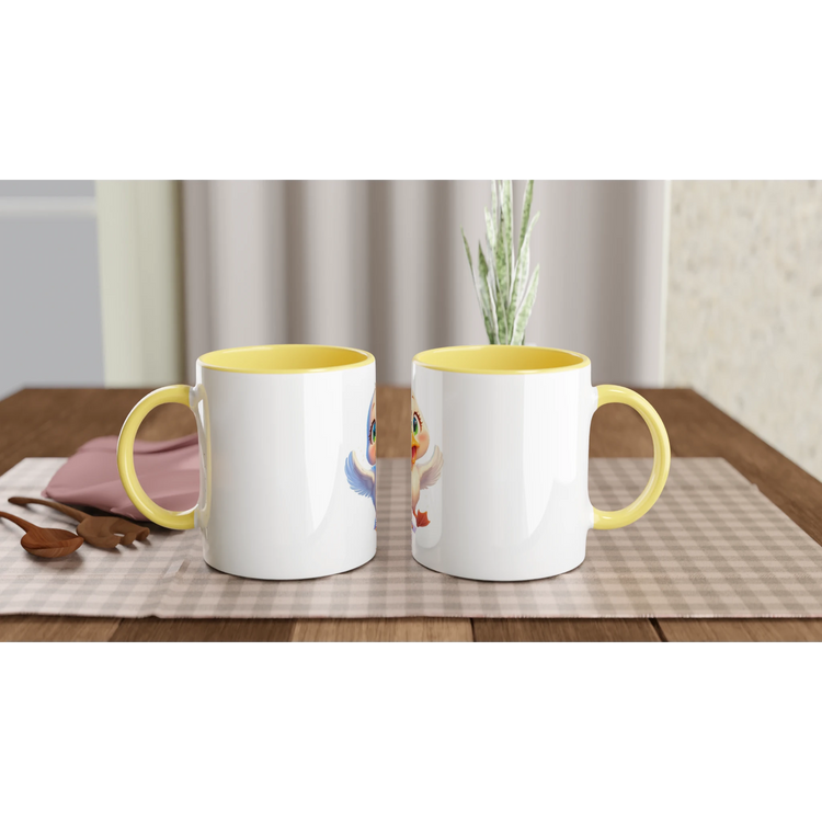 Cute Chick Mug with Color Inside