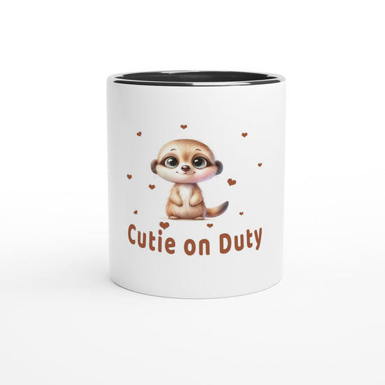 Cute Monkey Mug with Color Inside