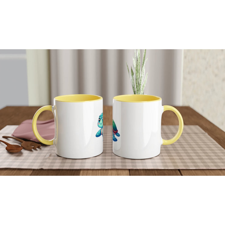 Cute Dolphin Mug with Color Inside