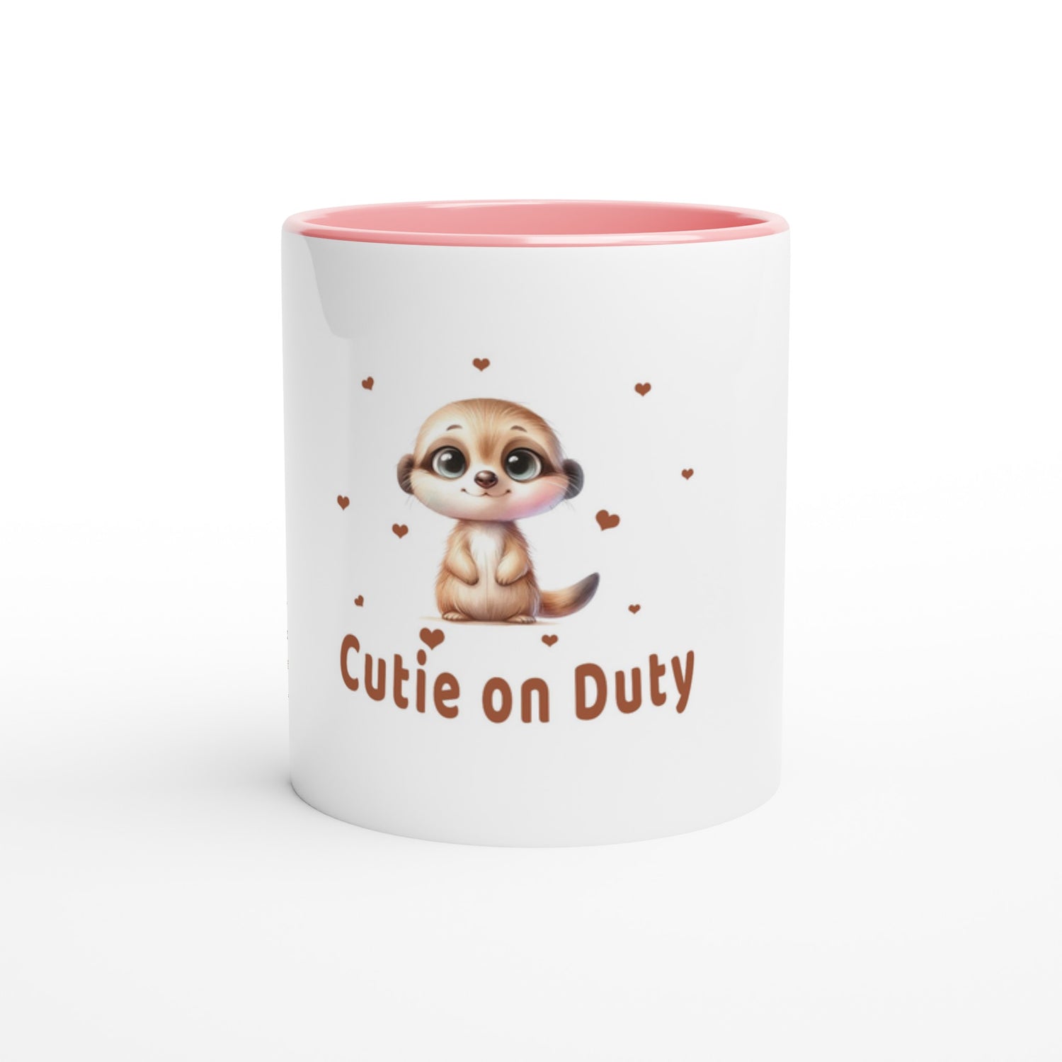 Cute Monkey Mug with Color Inside