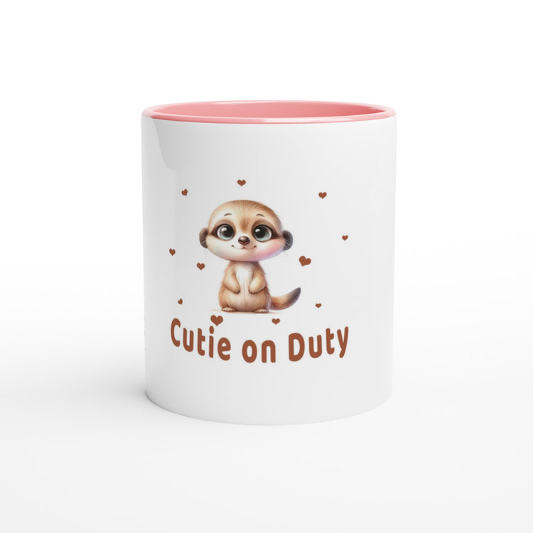 Cute Monkey Mug with Color Inside