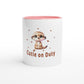 Cute Monkey Mug with Color Inside