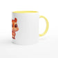 White Ceramic Mug with Color Inside