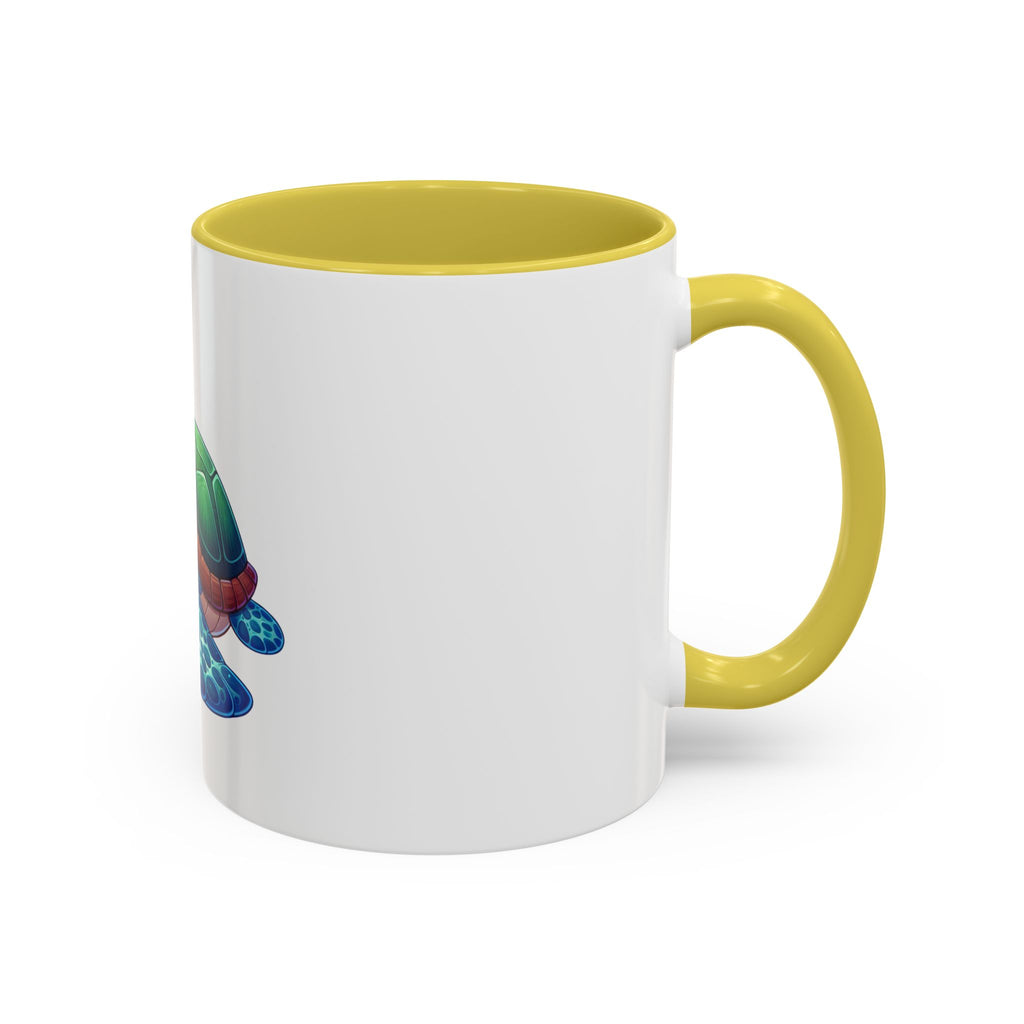 Cute Sea Turtle Coffee Mug (11oz) – Colorful Ocean Animal Ceramic Mug
