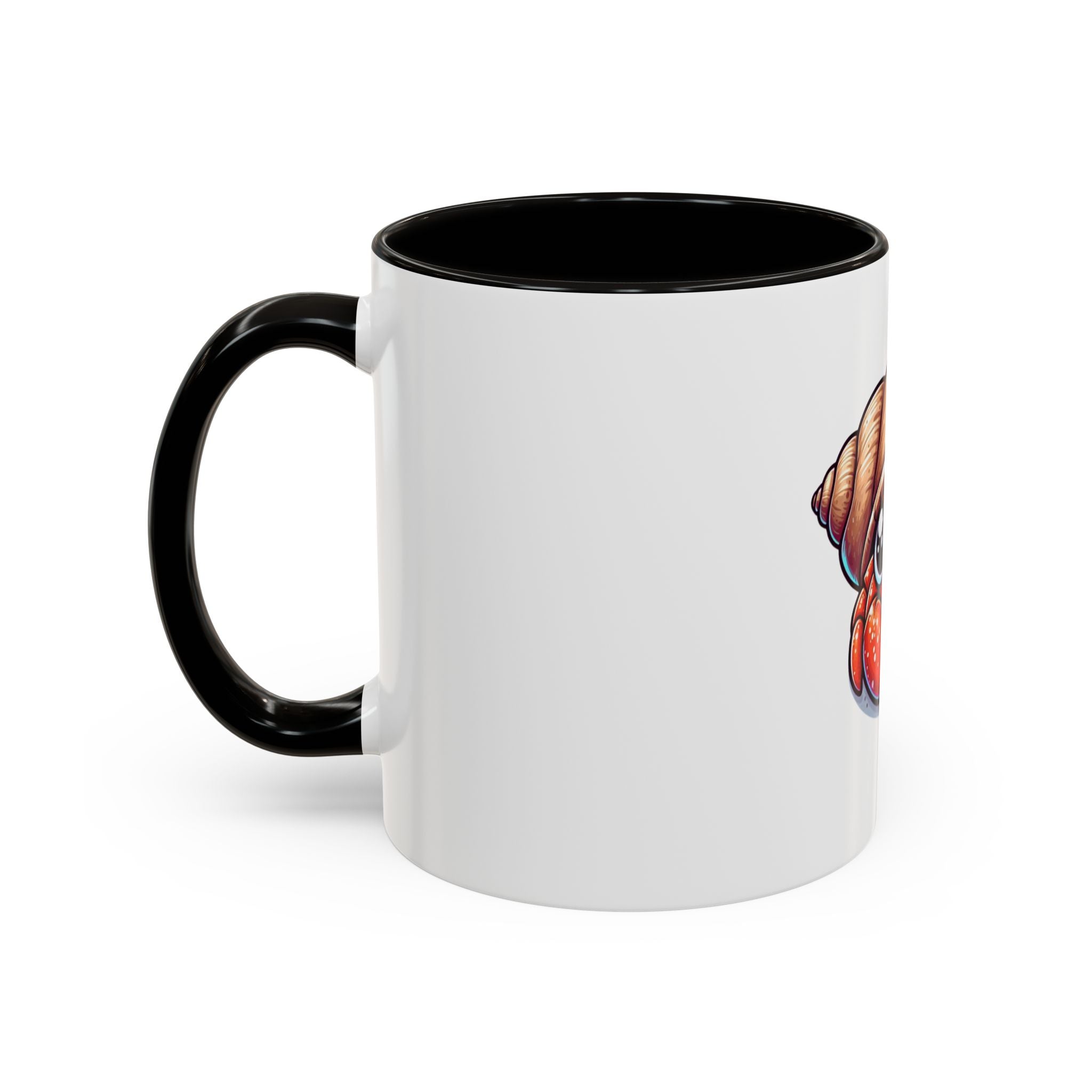 Cute Hermit Crab Mug — Colorful 11oz Ceramic Coffee Cup