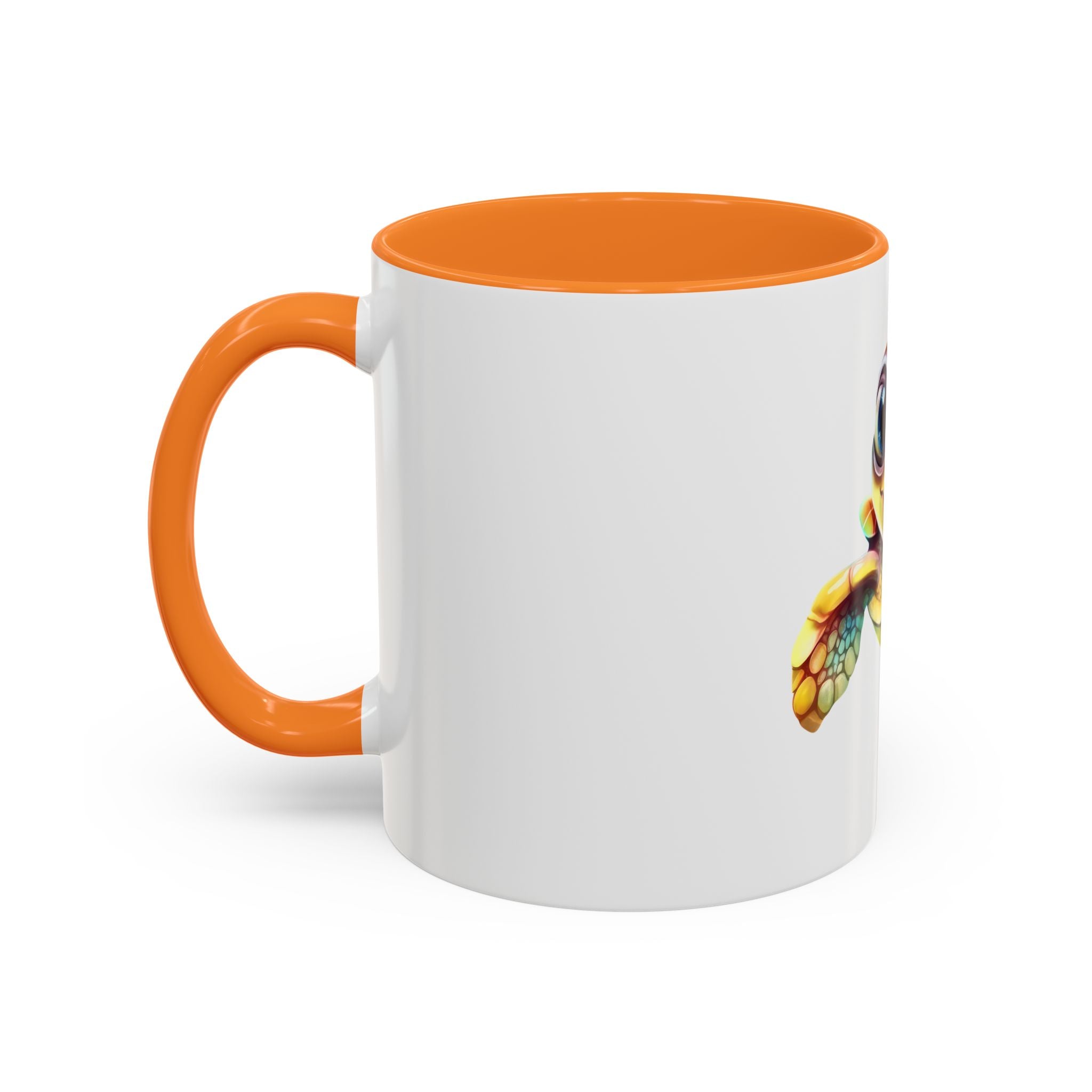 Cute Colorful Sea Turtle Mug — 11oz Ceramic Coffee Cup