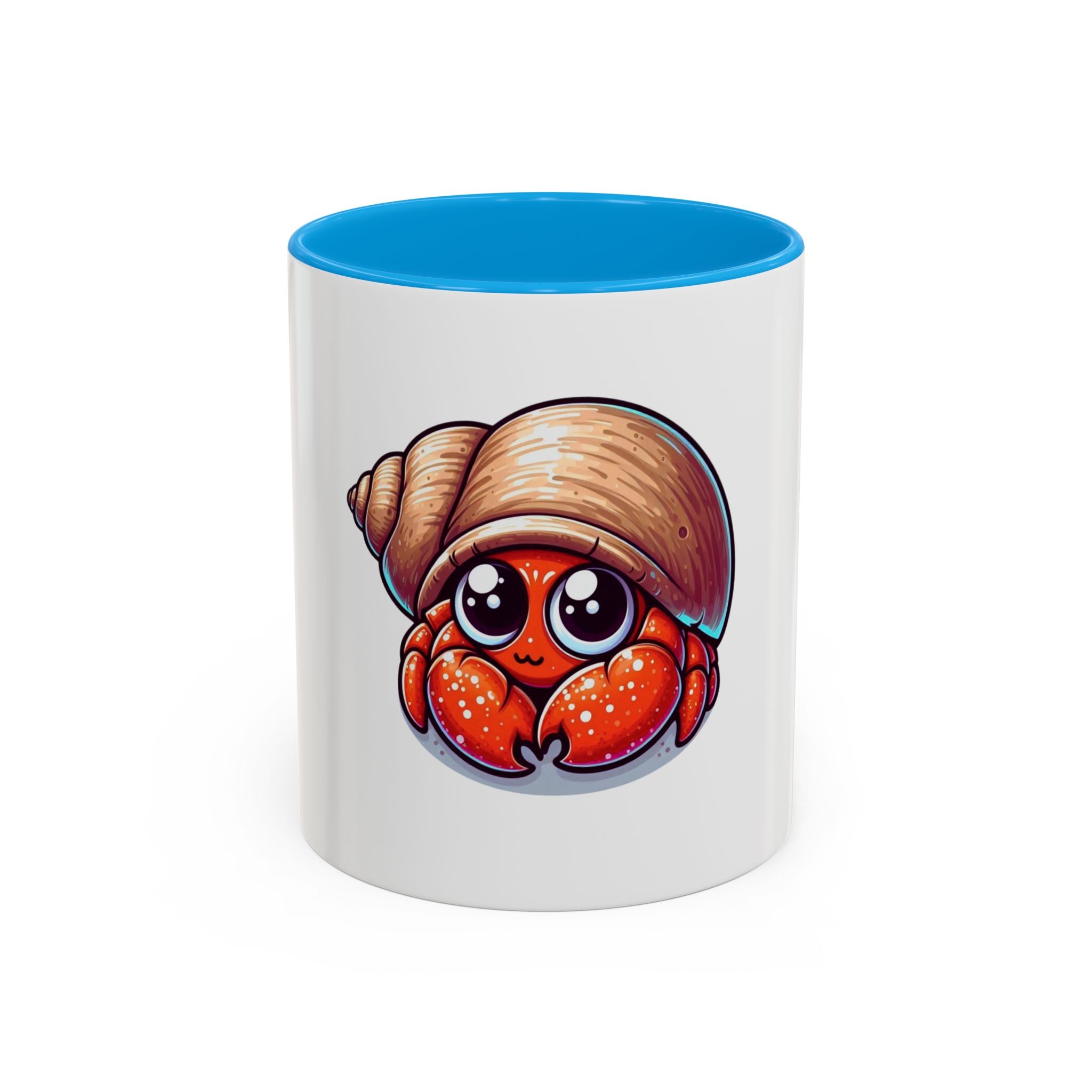 Cute Hermit Crab Mug — Colorful 11oz Ceramic Coffee Cup