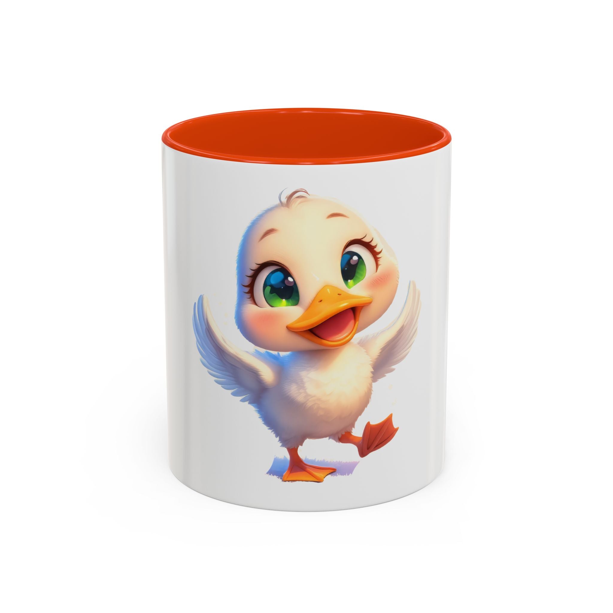 Cute Duckling Coffee Mug — Adorable Cartoon Baby Duck 11oz