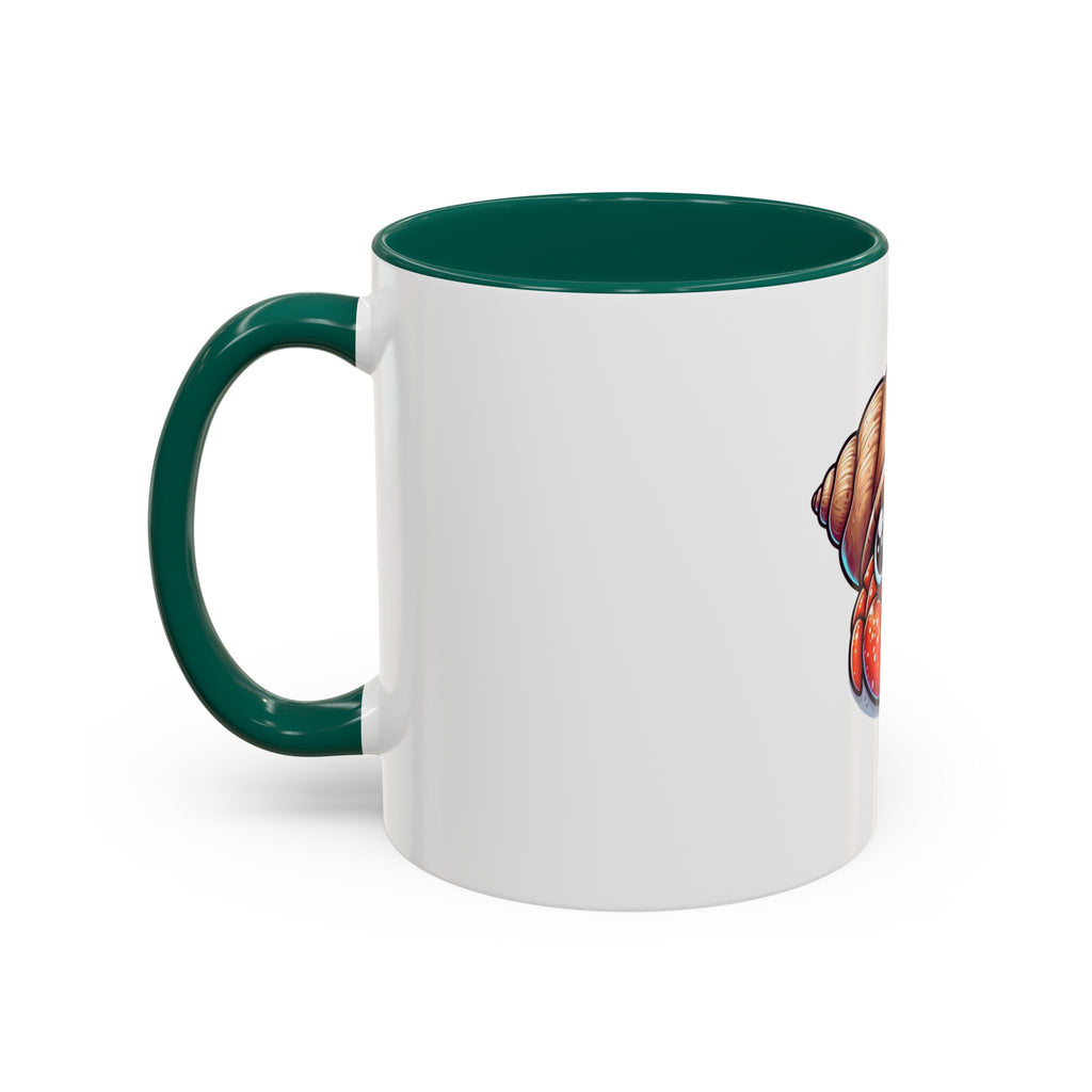 Cute Hermit Crab Mug — Colorful 11oz Ceramic Coffee Cup