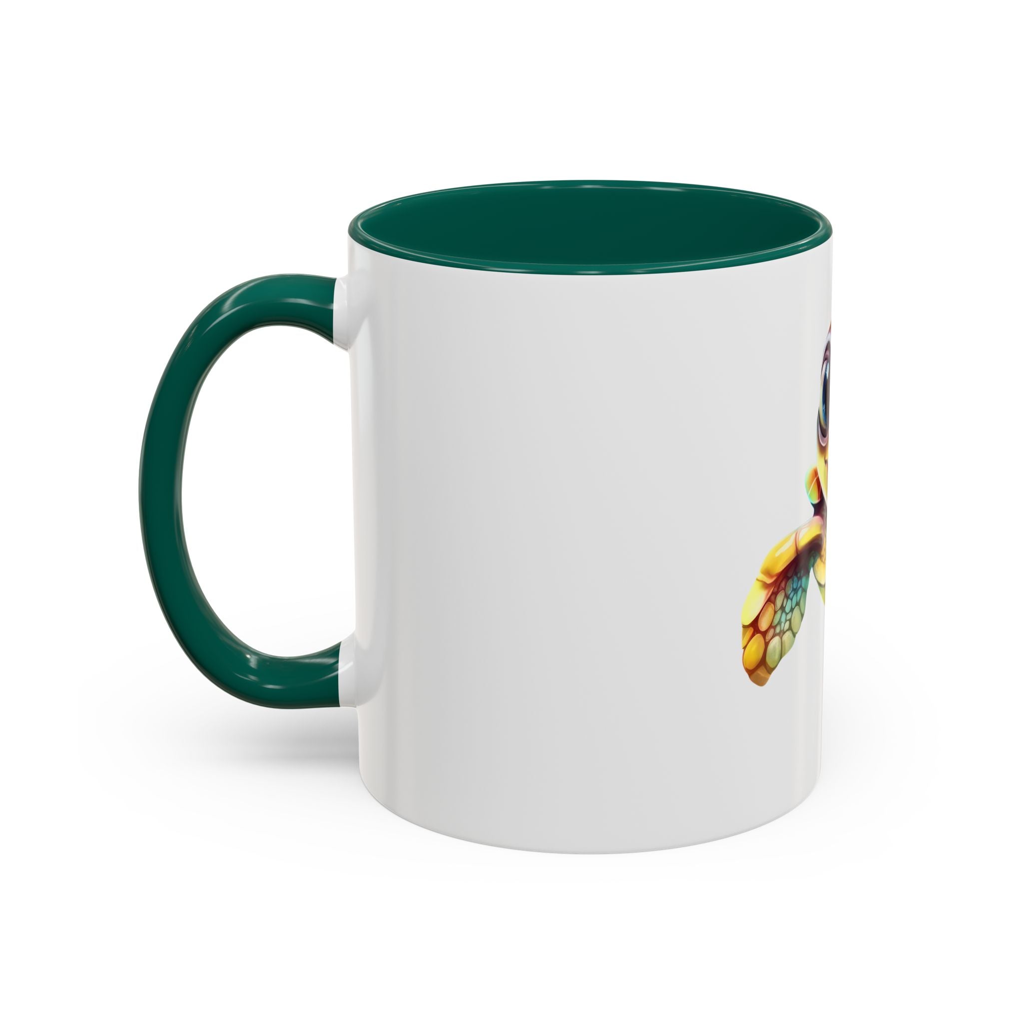 Cute Colorful Sea Turtle Mug — 11oz Ceramic Coffee Cup
