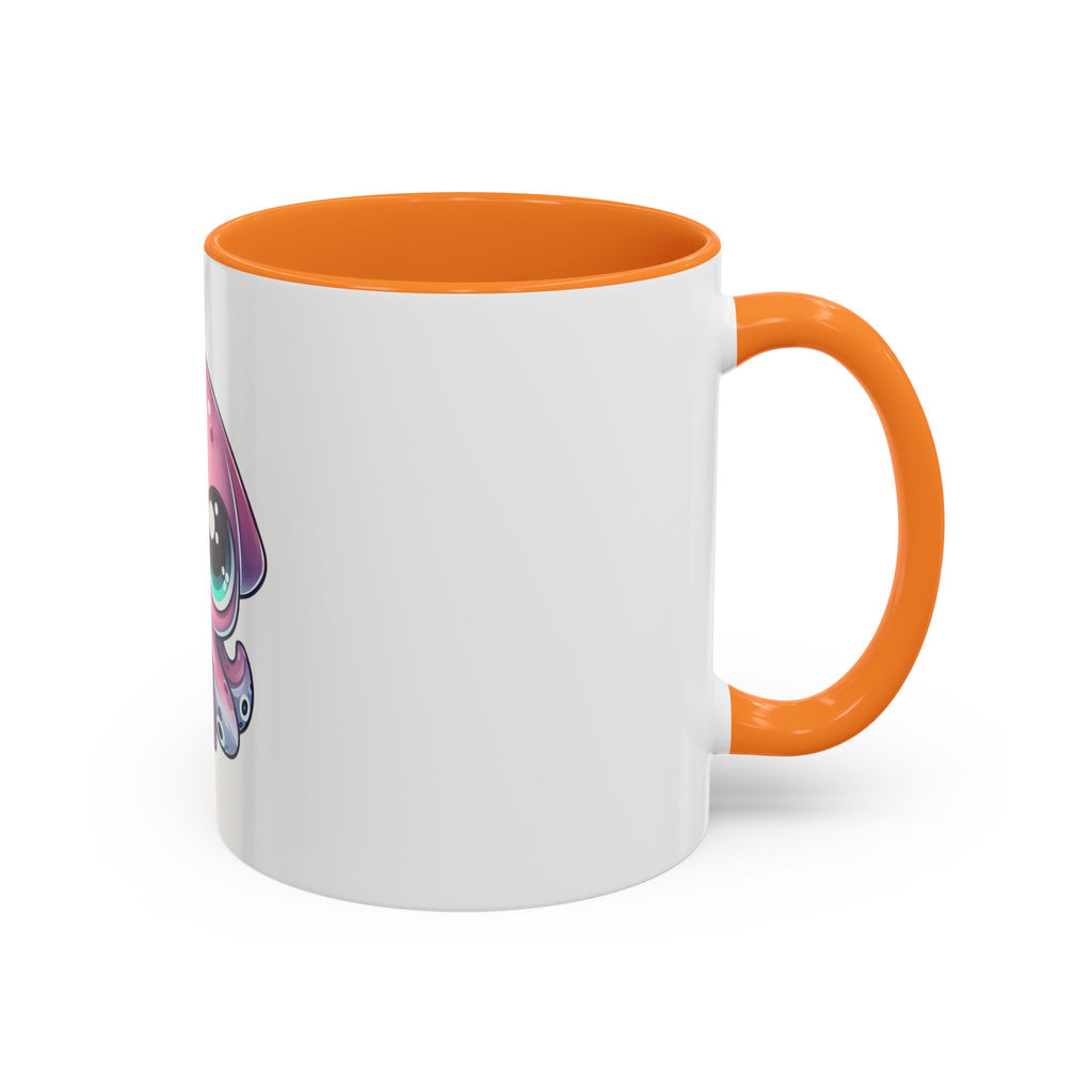 Cute Pink Kawaii Octopus Mug (11oz) - Adorable Anime-Style Coffee Cup