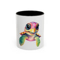 Colorful Sea Turtle Mug (11oz) – Cute Rainbow Marine Coffee Cup