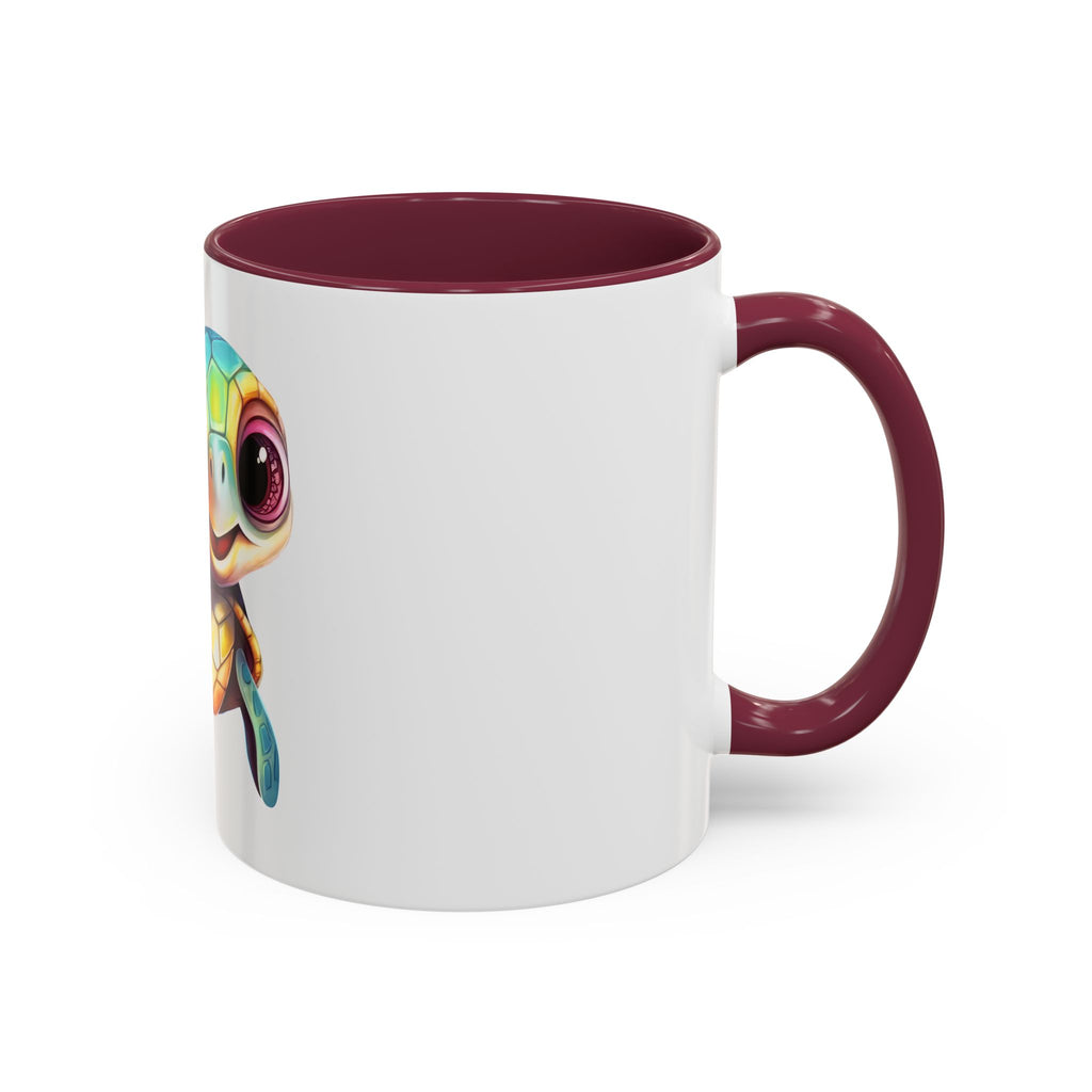 Cute Colorful Sea Turtle Coffee Mug (11oz)