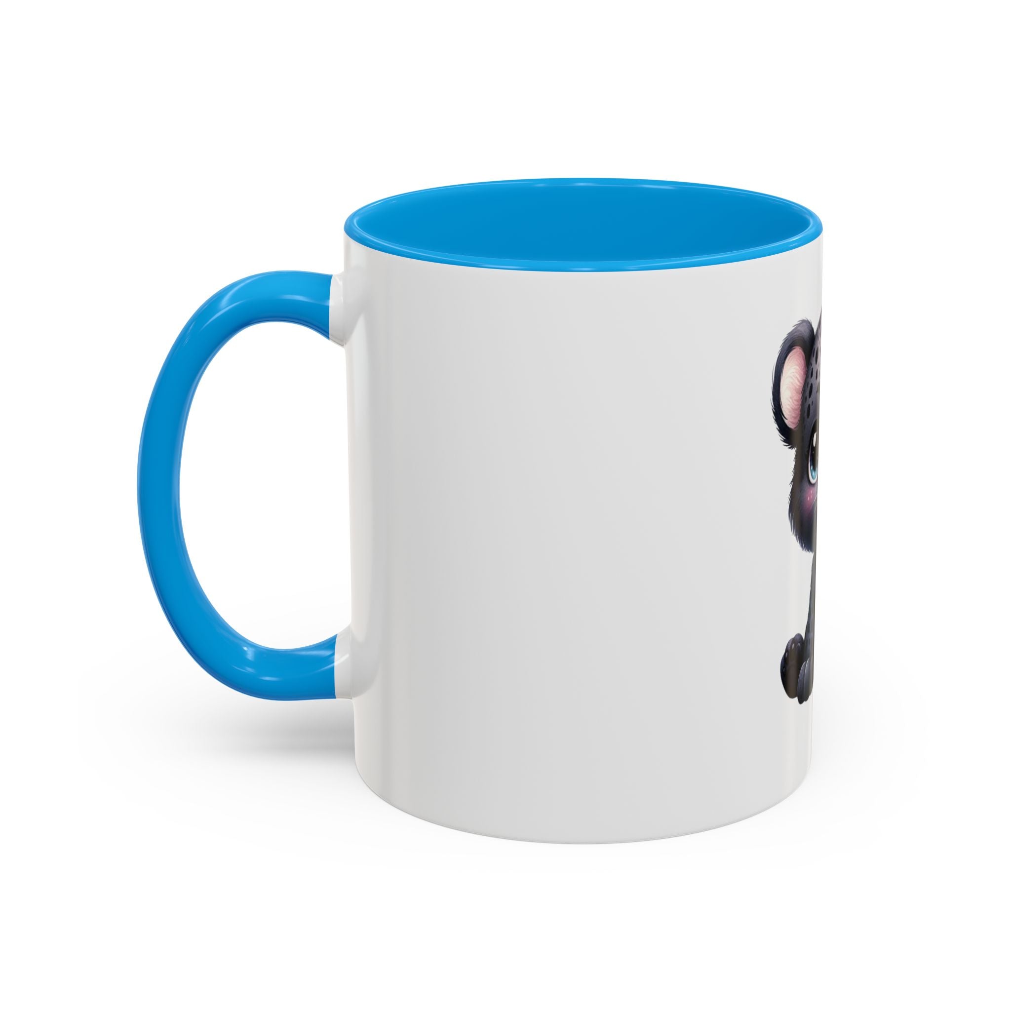 Cute Baby Black Panther Mug — Cute Leopard Cub Coffee Cup (11oz)
