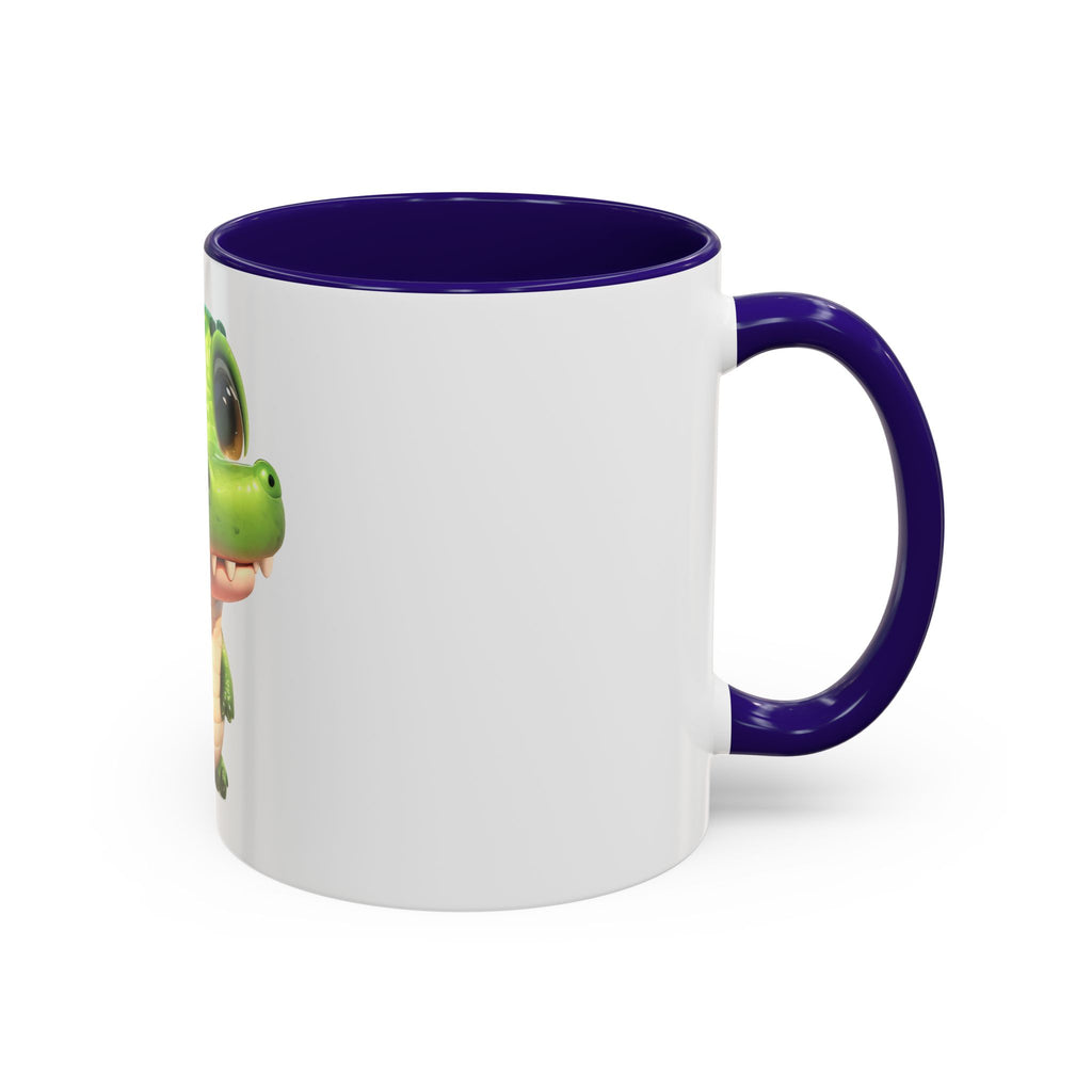 Cute Baby Alligator Coffee Mug — Adorable Cartoon Crocodile 11oz