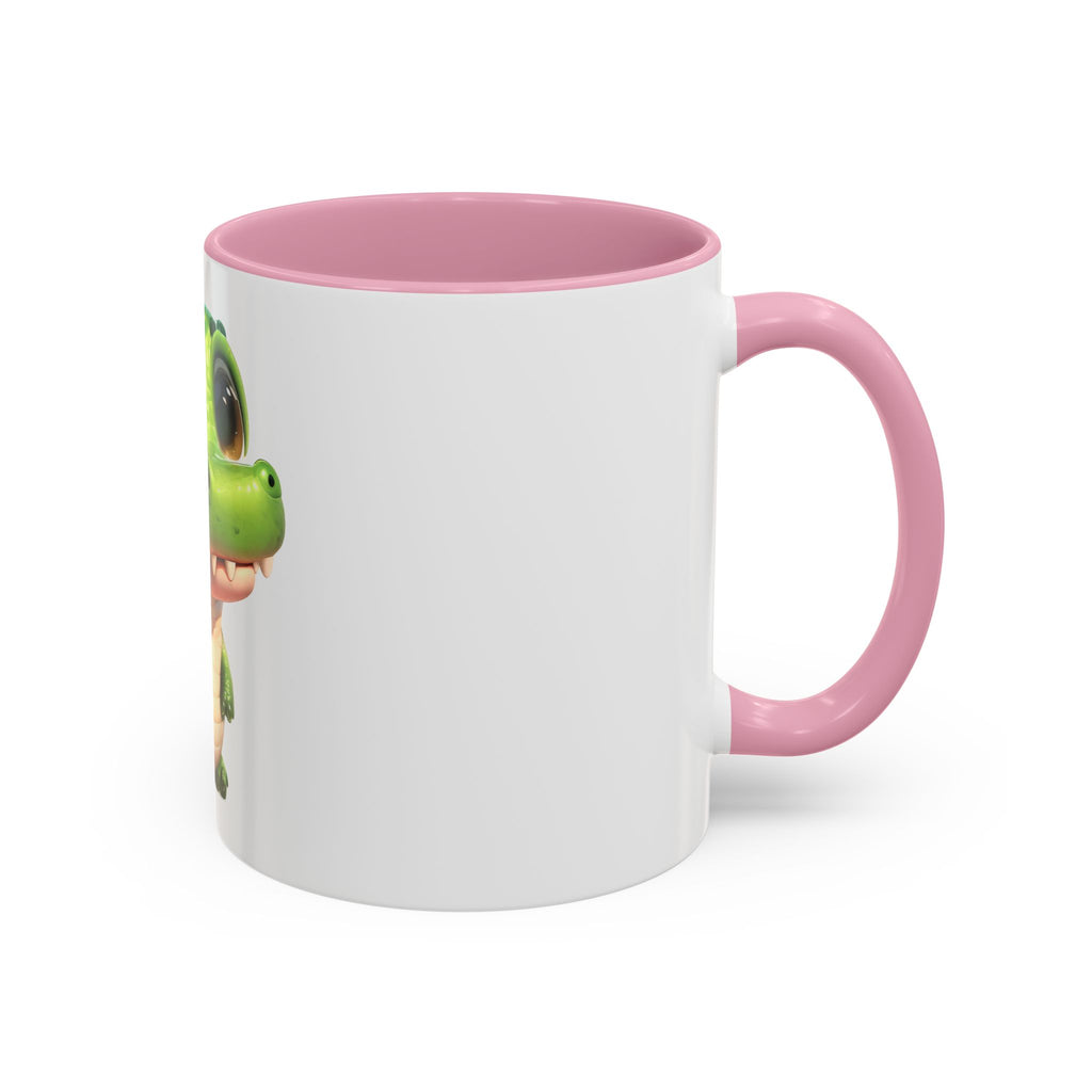 Cute Baby Alligator Coffee Mug — Adorable Cartoon Crocodile 11oz