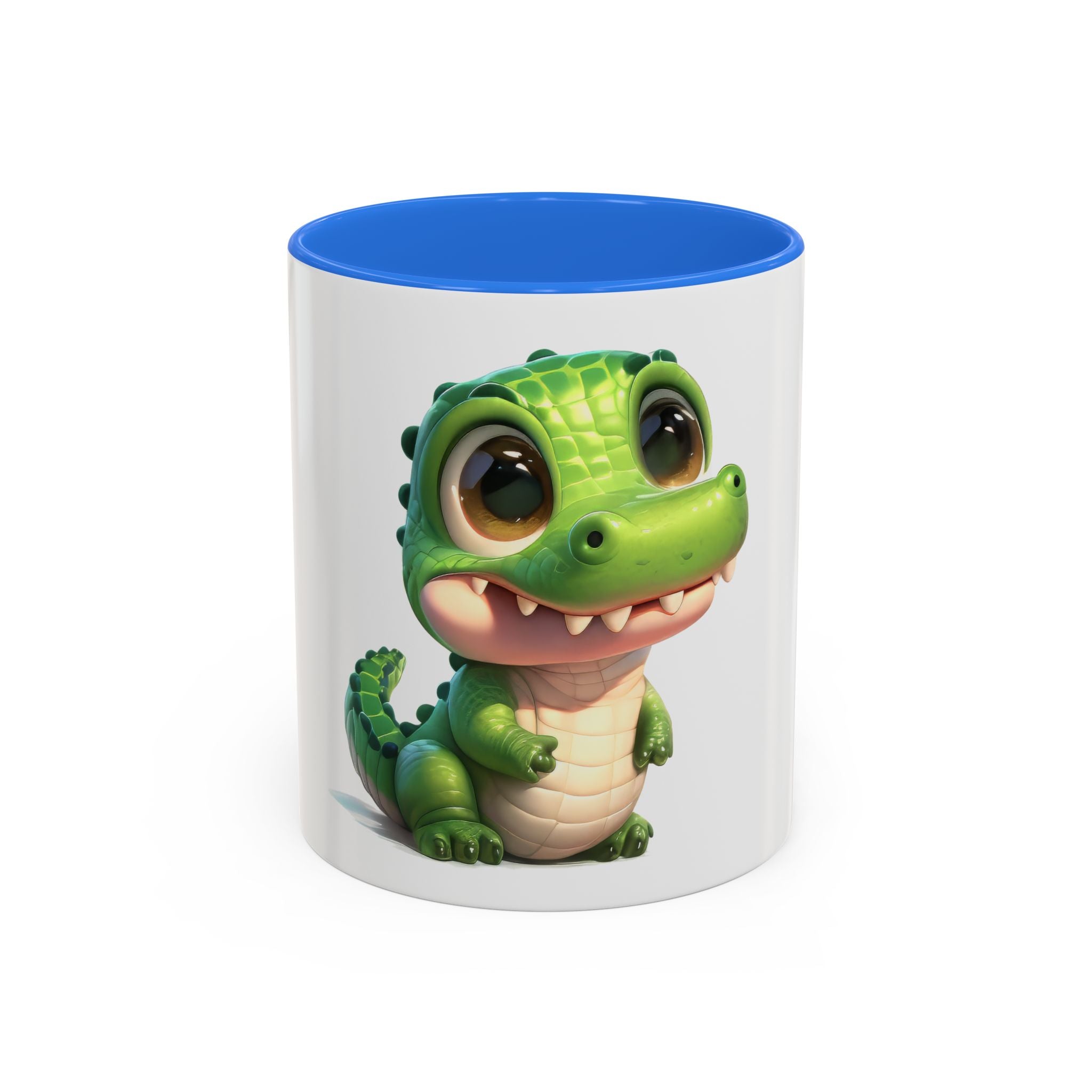 Cute Baby Alligator Coffee Mug — Adorable Cartoon Crocodile 11oz