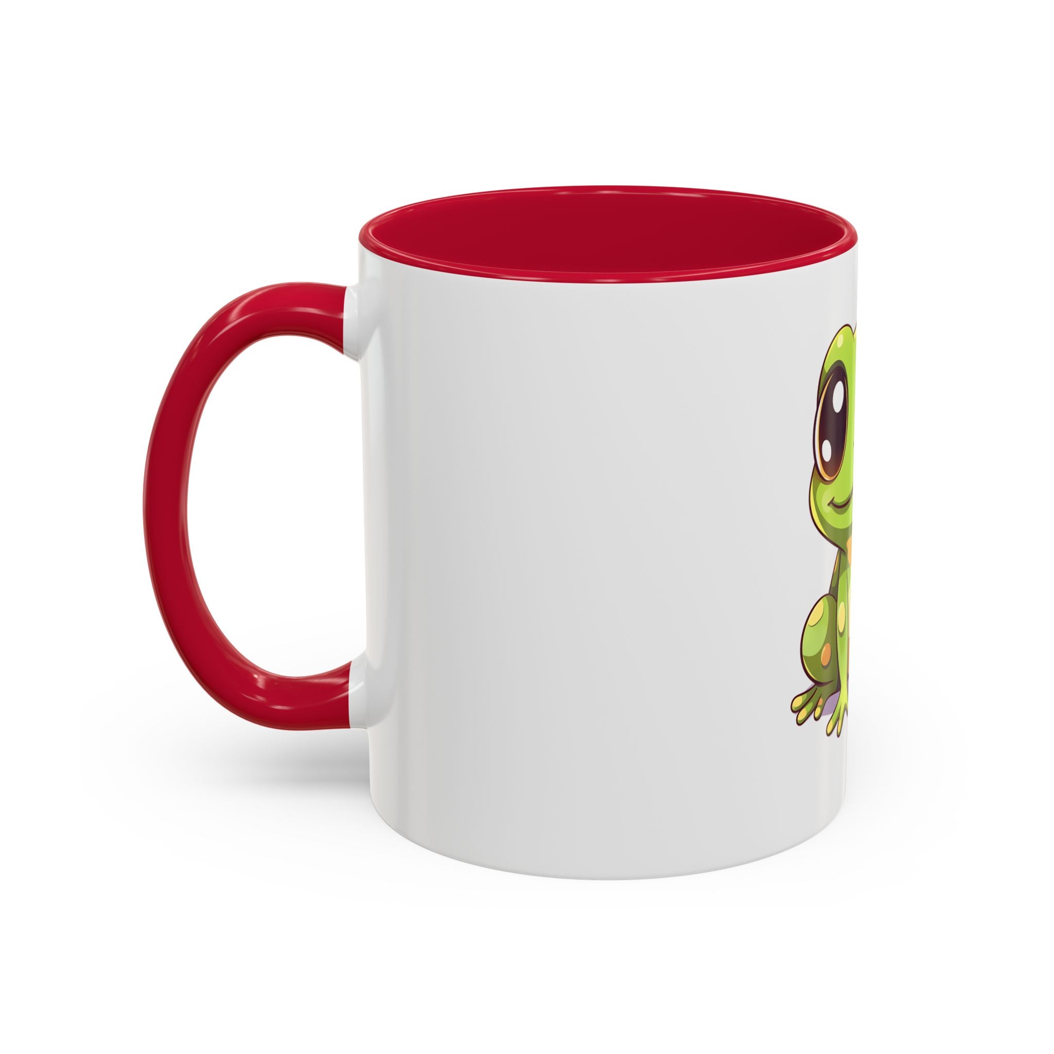 Cute Frog Coffee Mug — 11oz Colorful Ceramic Cup