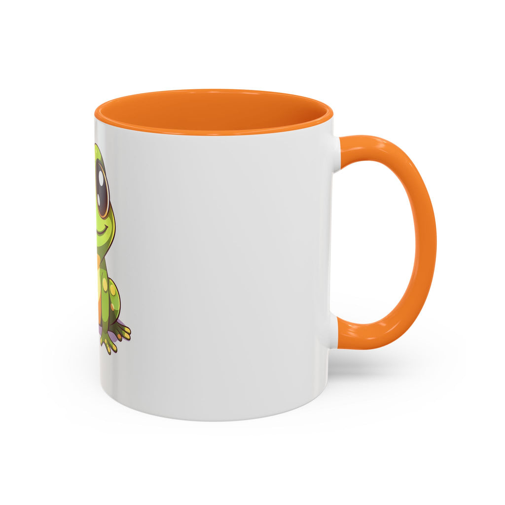 Cute Frog Coffee Mug — 11oz Colorful Ceramic Cup