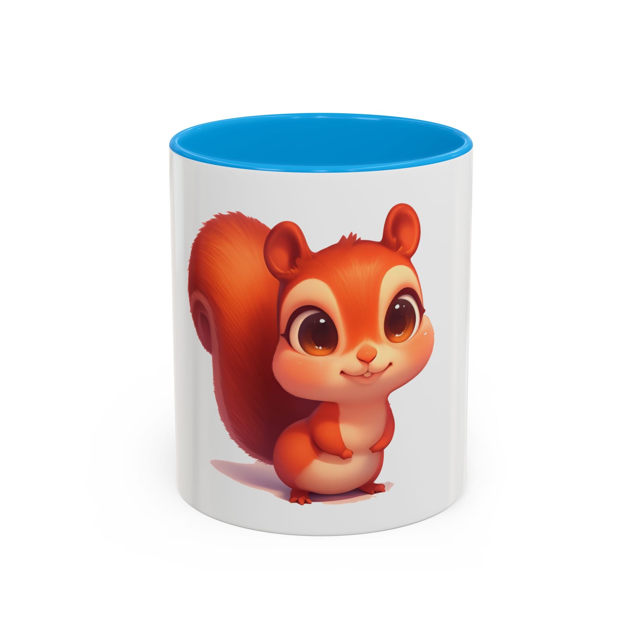 Cute Cartoon Squirrel Coffee Mug (11oz) – Colorful Animal Gift