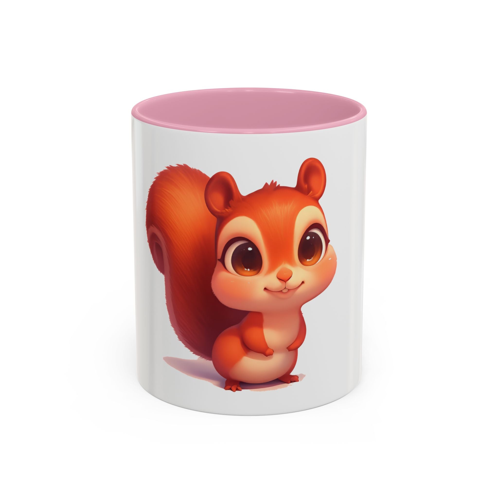 Cute Cartoon Squirrel Coffee Mug (11oz) – Colorful Animal Gift