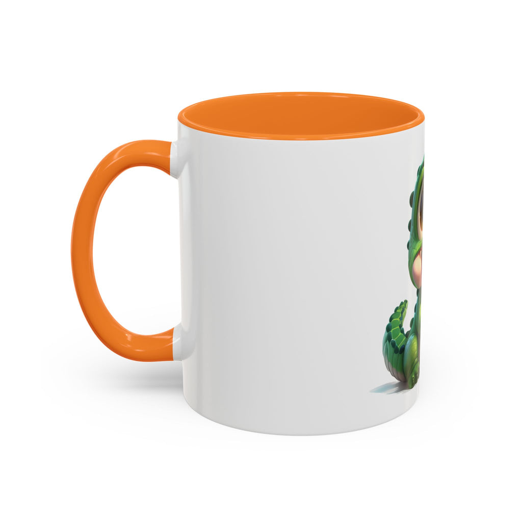 Cute Baby Alligator Coffee Mug — Adorable Cartoon Crocodile 11oz