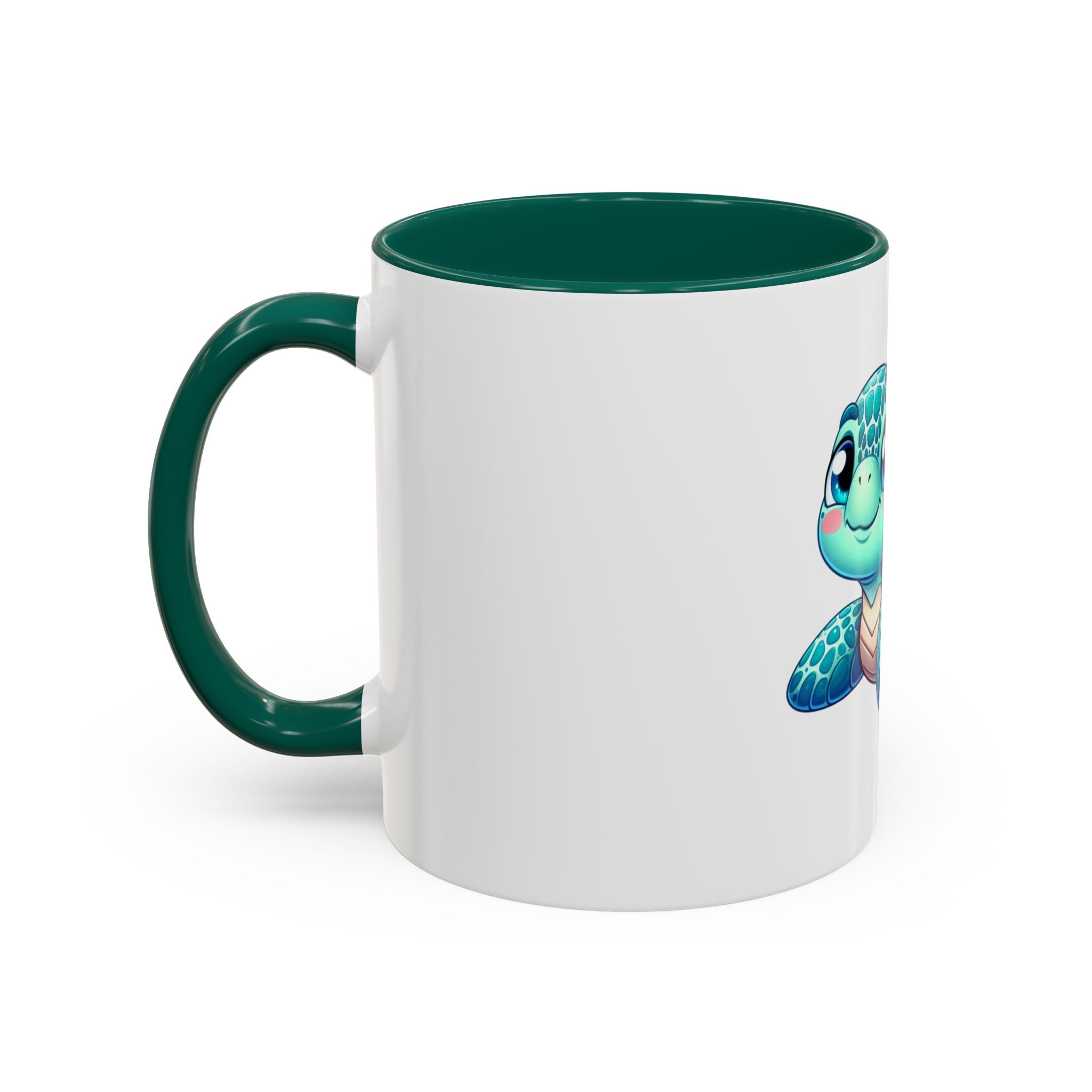 Cute Sea Turtle Coffee Mug (11oz) – Colorful Ocean Animal Ceramic Mug