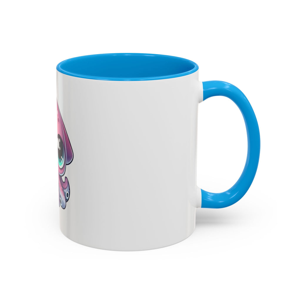 Cute Pink Kawaii Octopus Mug (11oz) - Adorable Anime-Style Coffee Cup