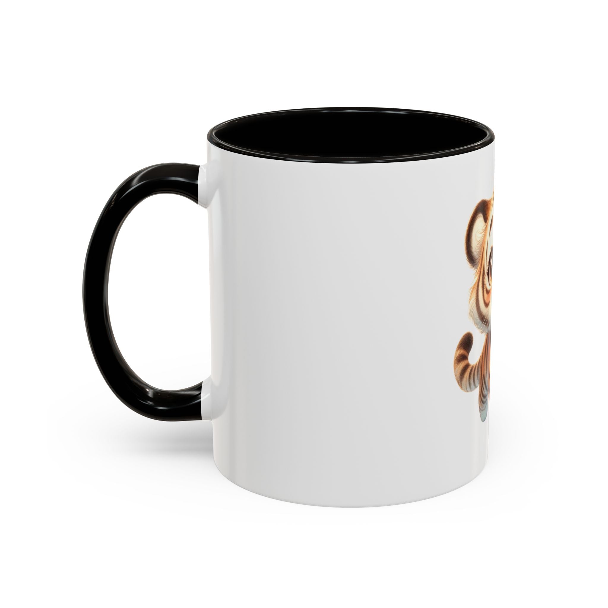 Cute Baby Tiger Mug — Adorable Cartoon Animal Coffee Cup (11oz)