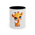Cute Baby Giraffe Coffee Mug — Colorful 11oz Ceramic Mug