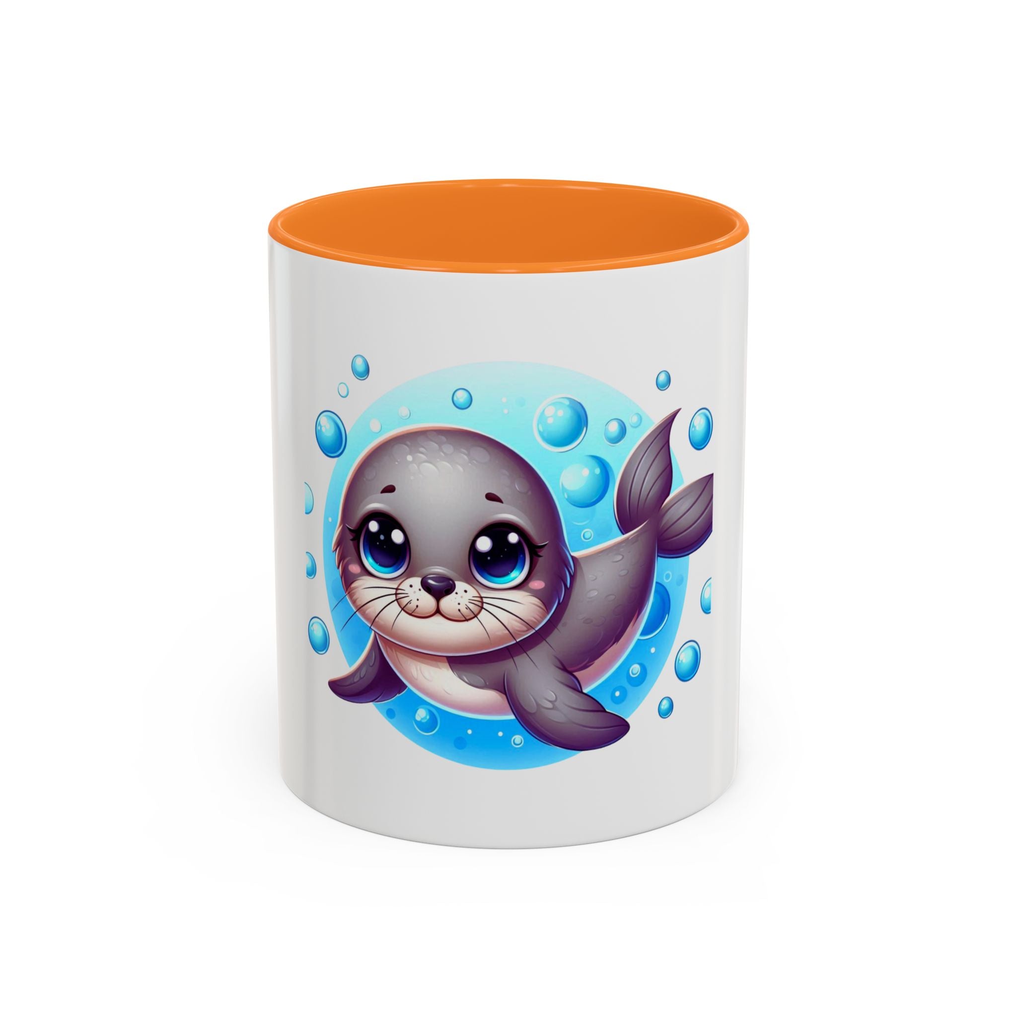 Cute Seal Coffee Mug – Adorable Ocean Animal 11oz Colorful Ceramic