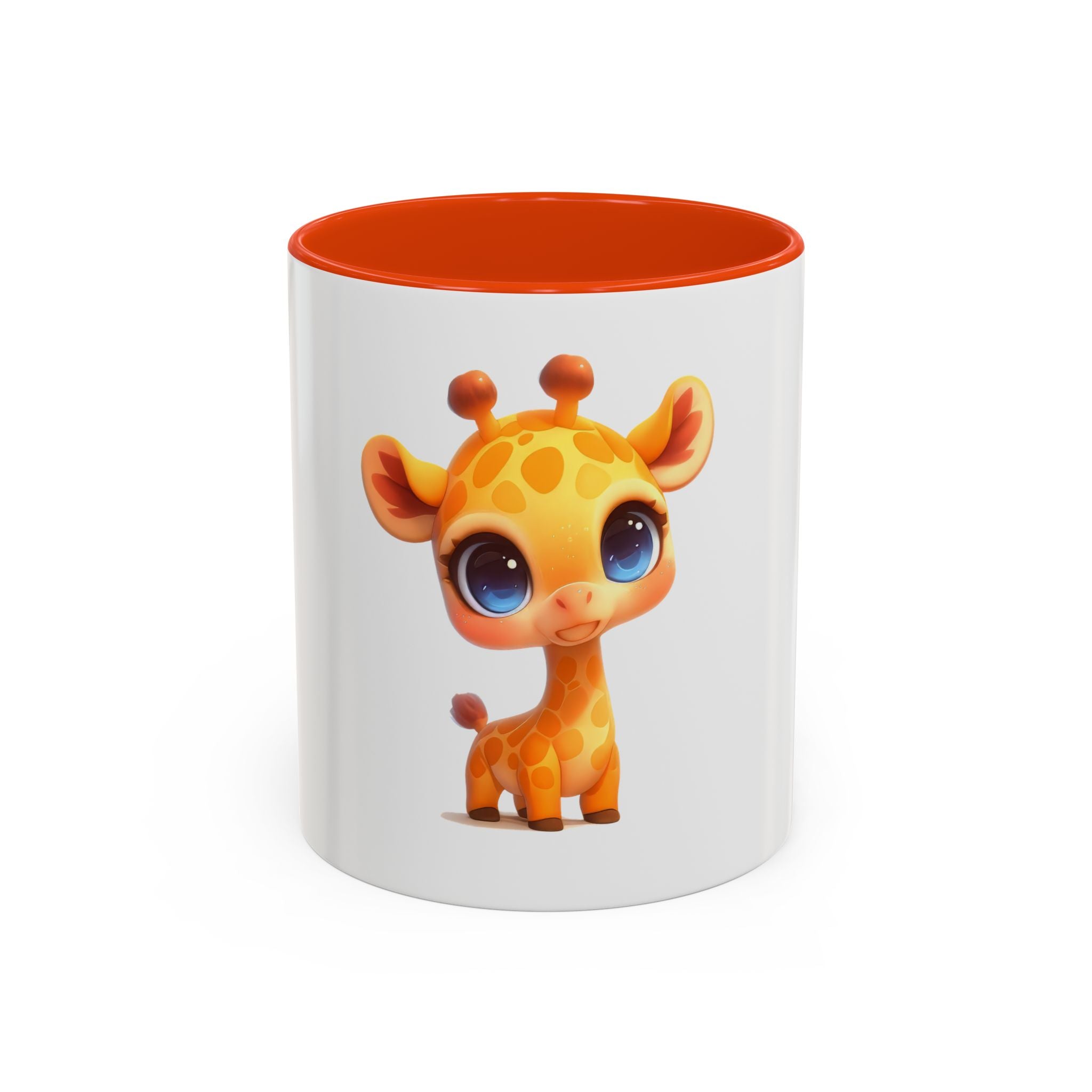 Cute Baby Giraffe Coffee Mug — Colorful 11oz Ceramic Mug