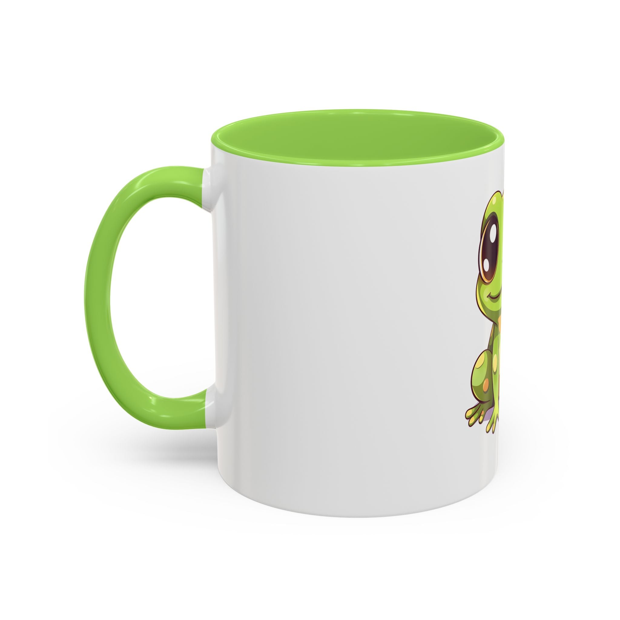 Cute Frog Coffee Mug — 11oz Colorful Ceramic Cup