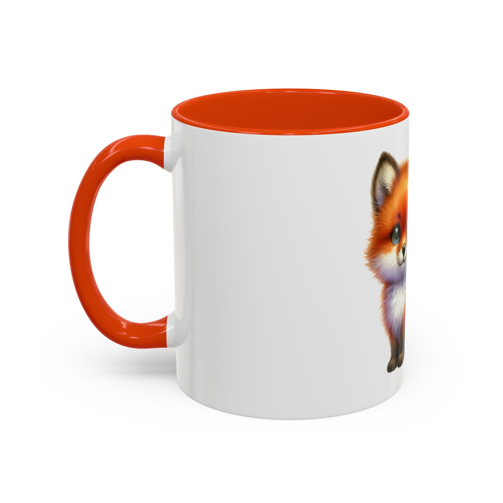 Cute Red Fox Coffee Mug — Adorable Animal Ceramic Mug (11oz)