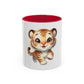 Cute Baby Tiger Mug — Adorable Cartoon Animal Coffee Cup (11oz)
