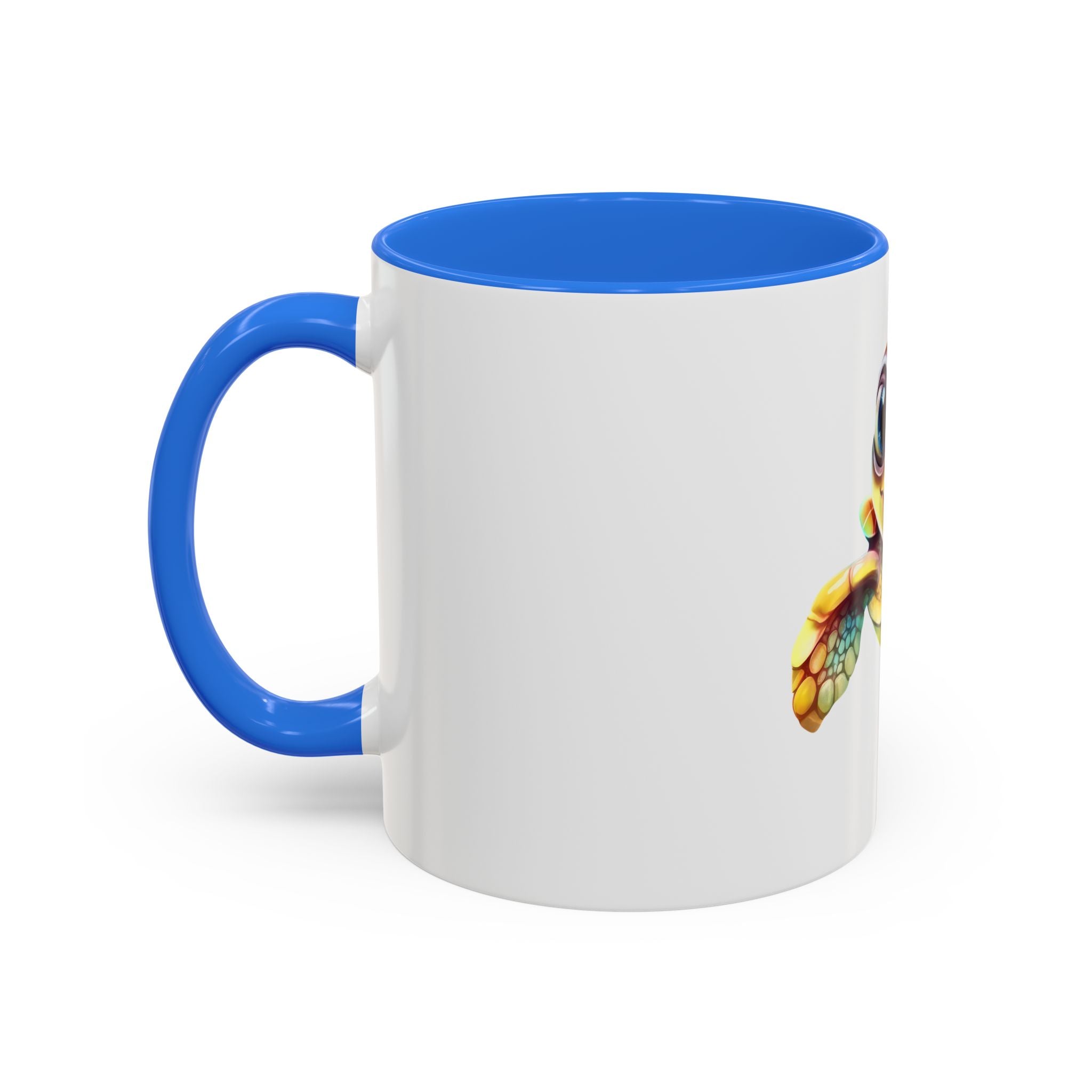 Cute Colorful Sea Turtle Mug — 11oz Ceramic Coffee Cup