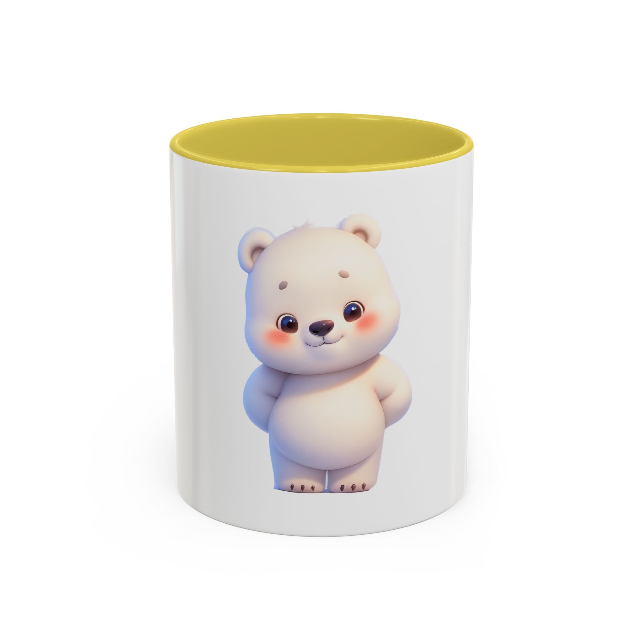 Cute White Bear Coffee Mug — Kawaii Polar Bear 11oz