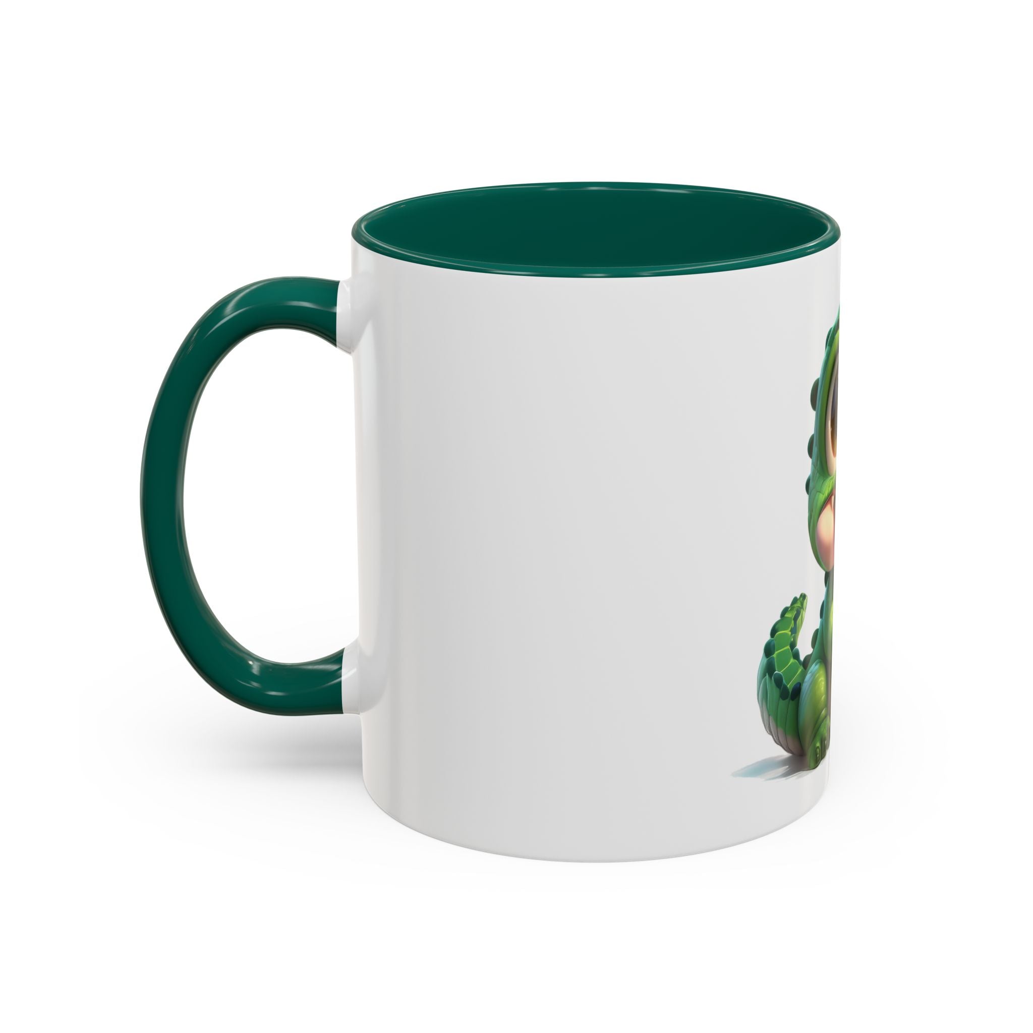 Cute Baby Alligator Coffee Mug — Adorable Cartoon Crocodile 11oz
