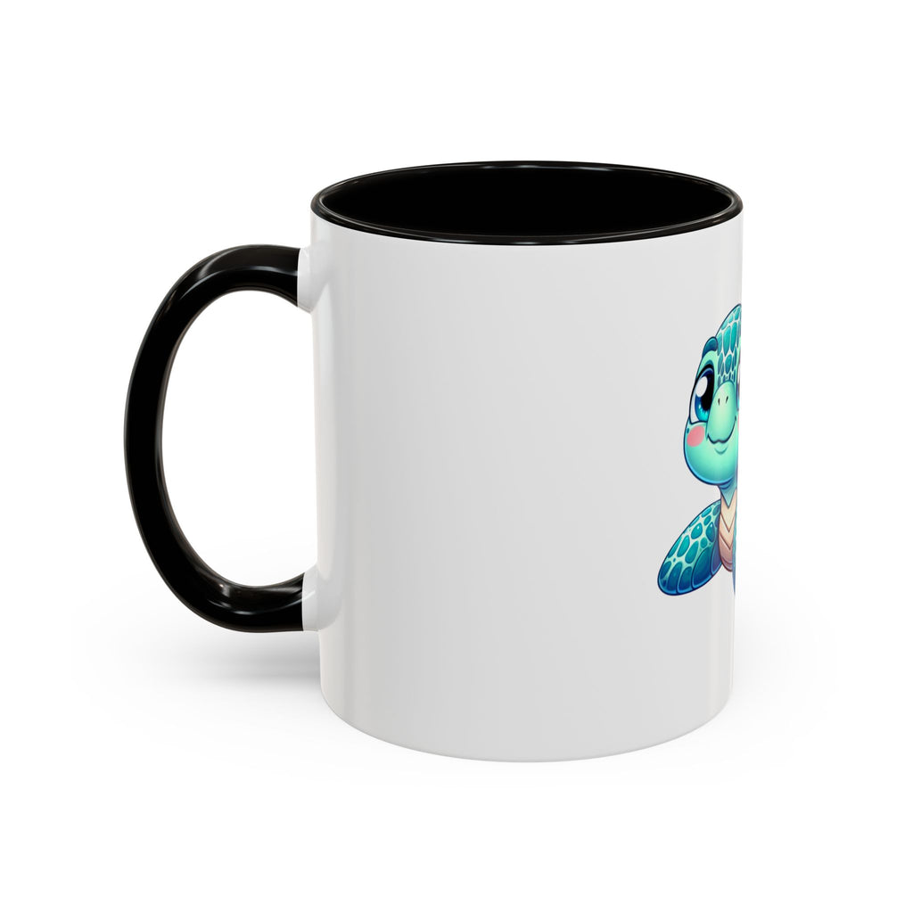 Cute Sea Turtle Coffee Mug (11oz) – Colorful Ocean Animal Ceramic Mug