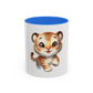 Cute Baby Tiger Mug — Adorable Cartoon Animal Coffee Cup (11oz)