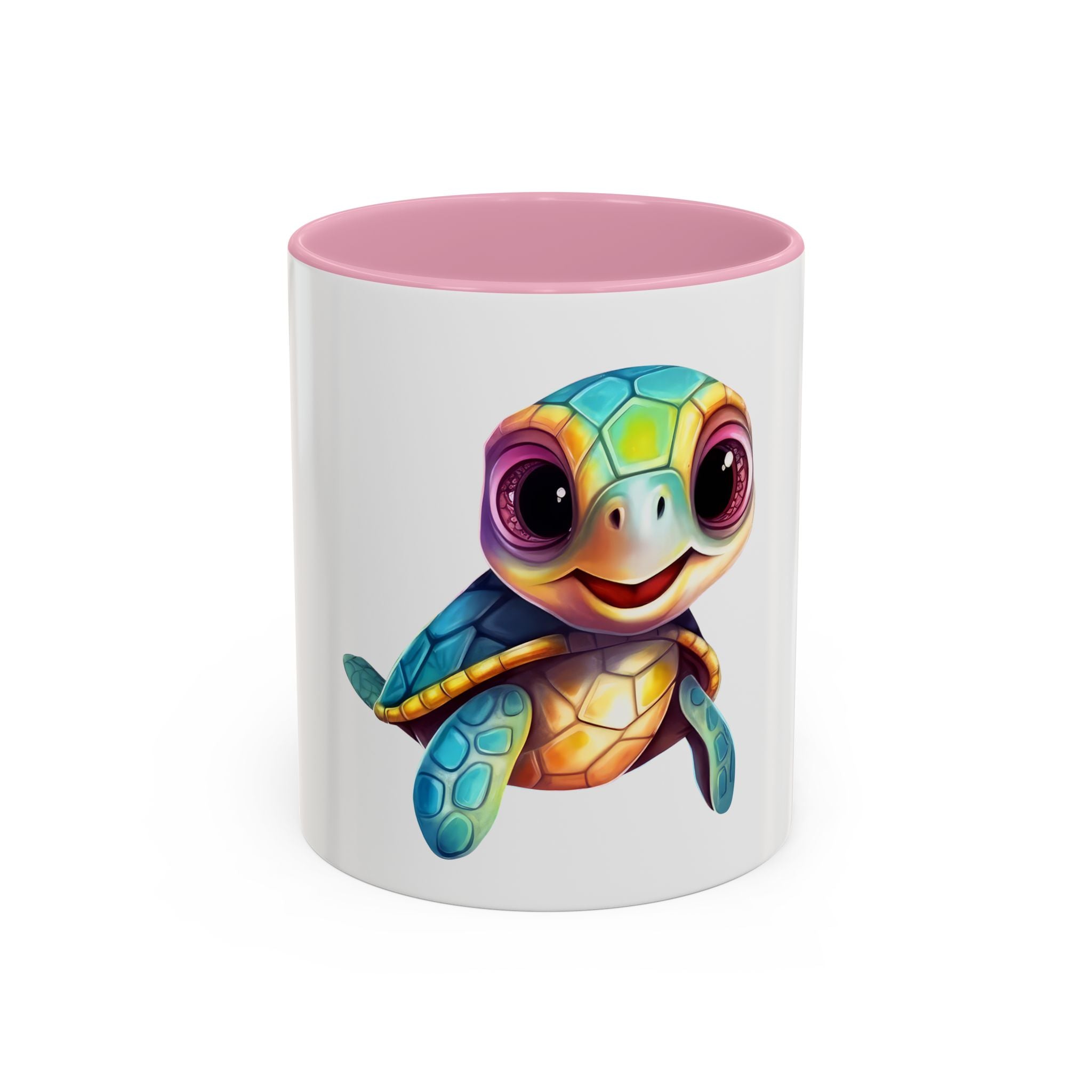 Cute Colorful Sea Turtle Coffee Mug (11oz)