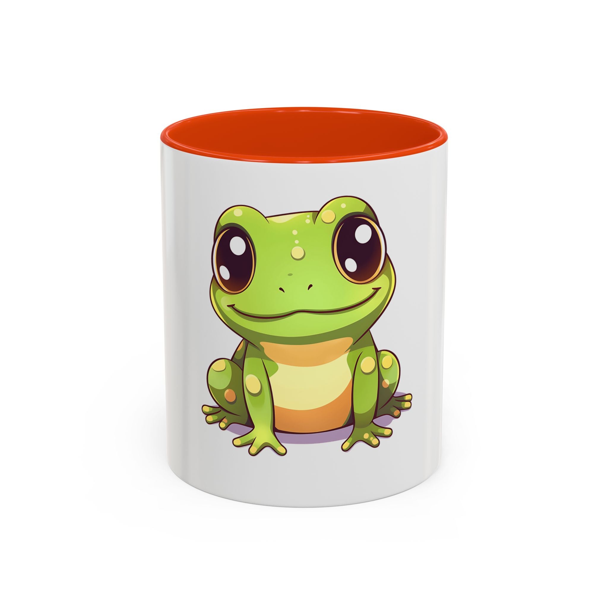 Cute Frog Coffee Mug — 11oz Colorful Ceramic Cup