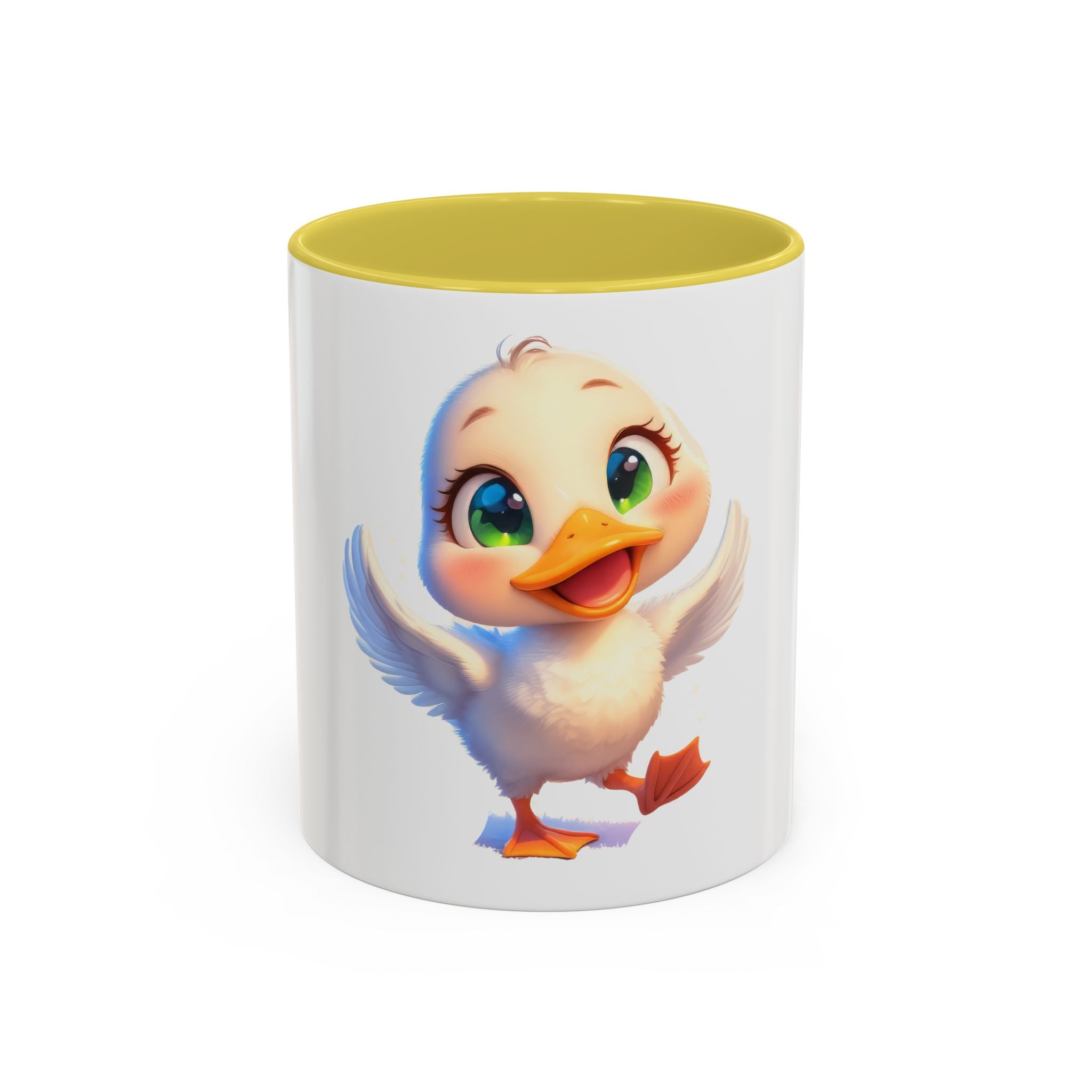 Cute Duckling Coffee Mug — Adorable Cartoon Baby Duck 11oz