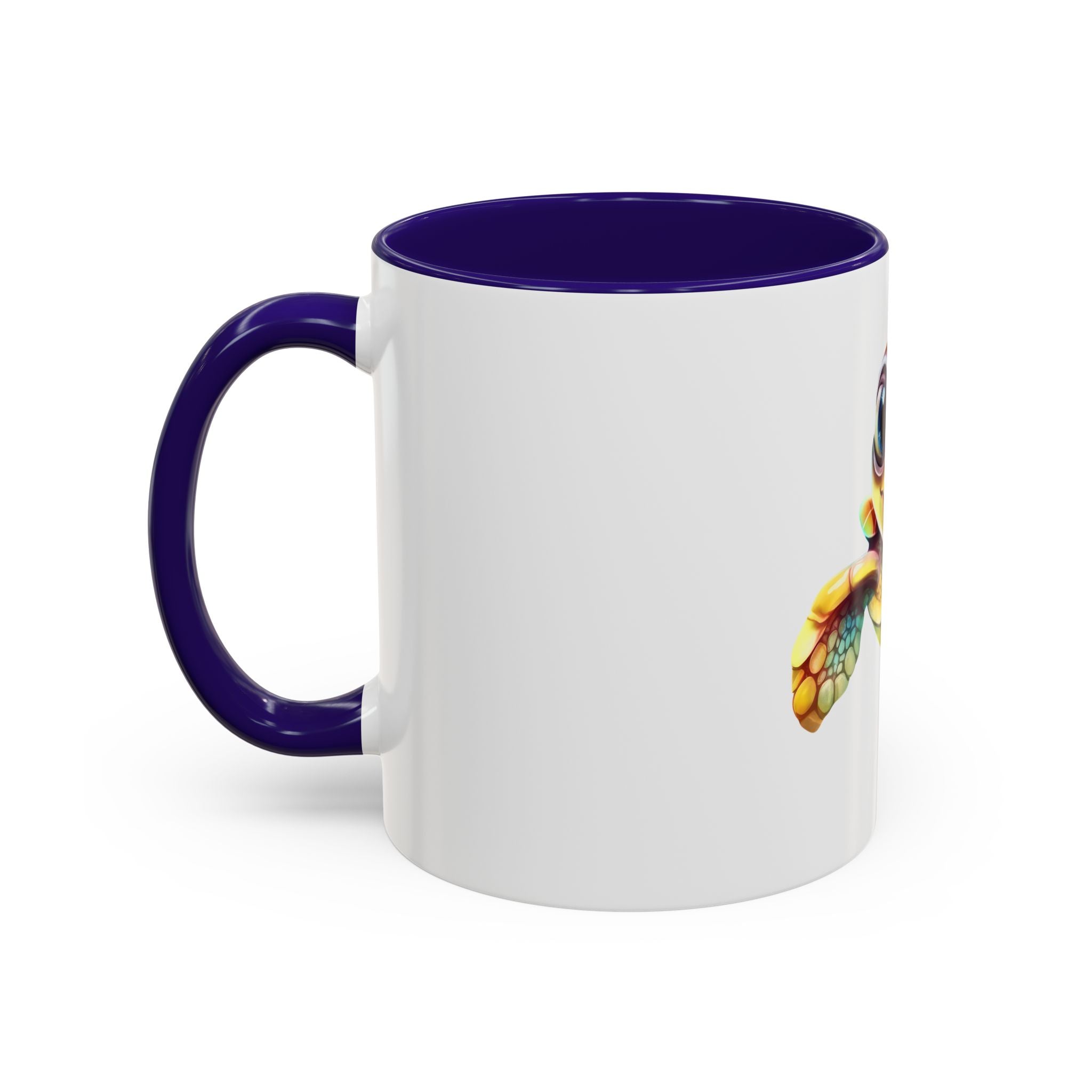 Cute Colorful Sea Turtle Mug — 11oz Ceramic Coffee Cup
