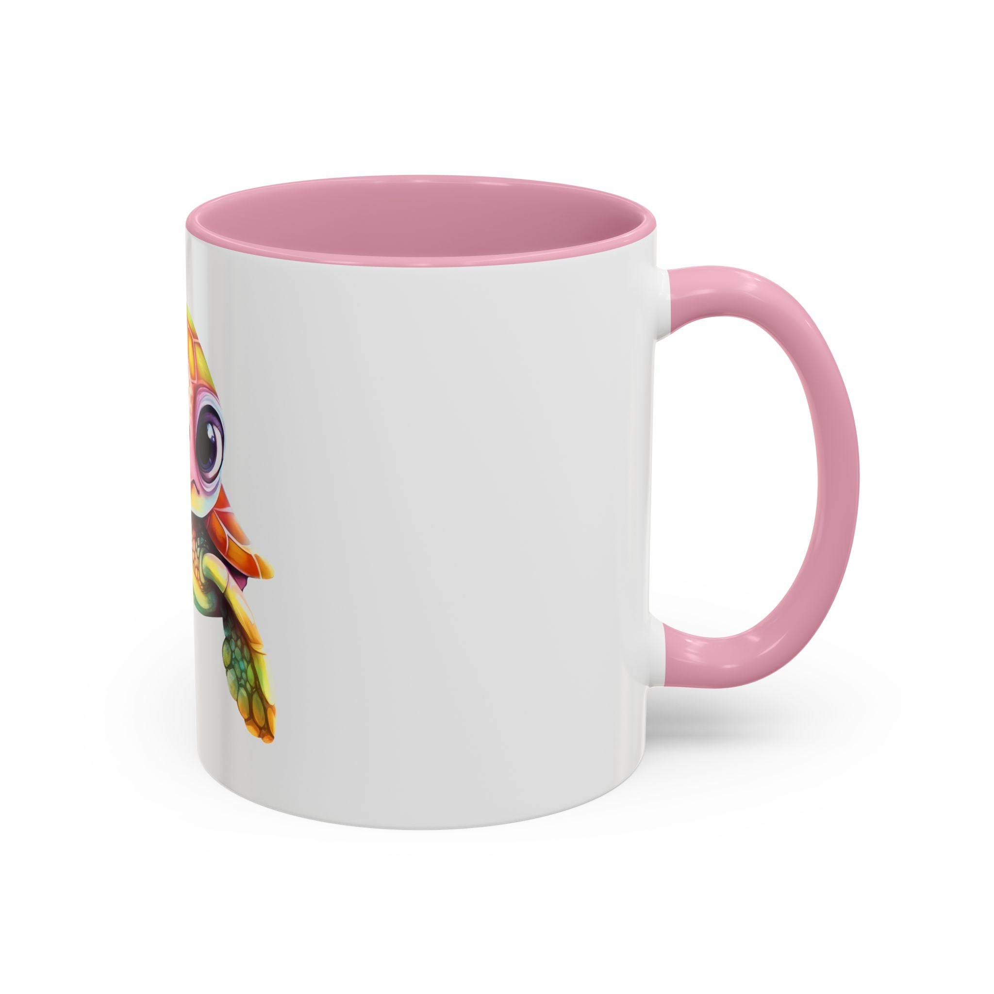 Cute Colorful Sea Turtle Mug — 11oz Ceramic Coffee Cup