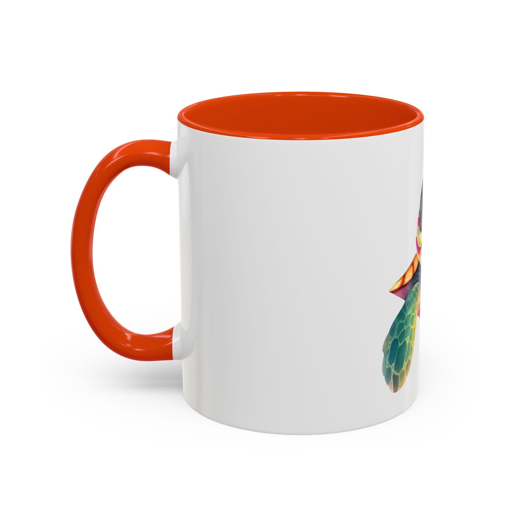 Colorful Sea Turtle Mug (11oz) – Cute Rainbow Marine Coffee Cup