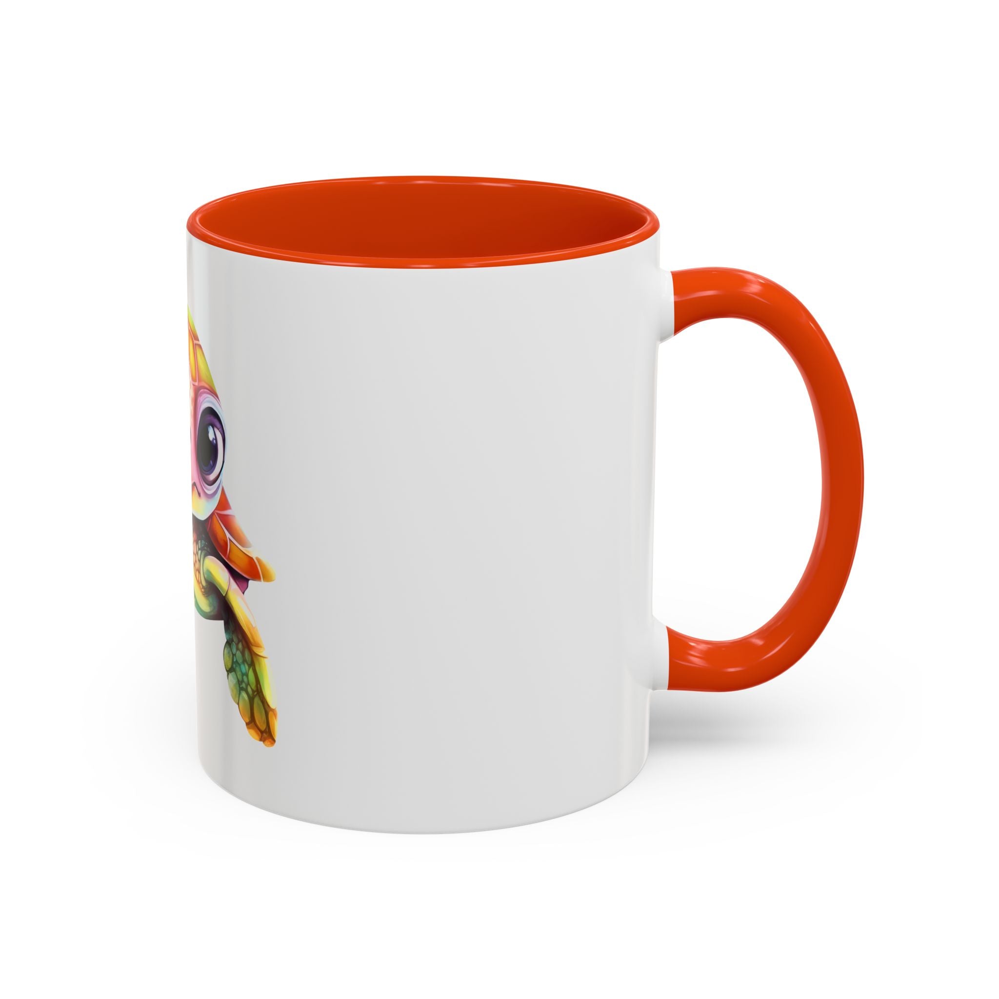 Cute Colorful Sea Turtle Mug — 11oz Ceramic Coffee Cup