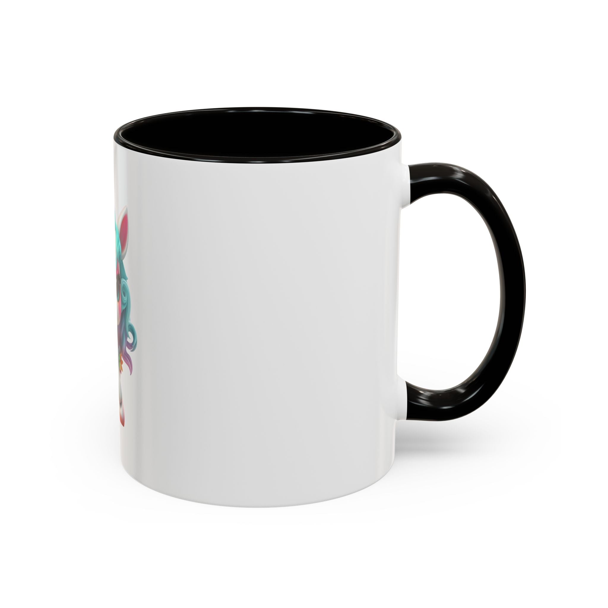 Cute Floral Unicorn Coffee Mug — Colorful 11oz Gift