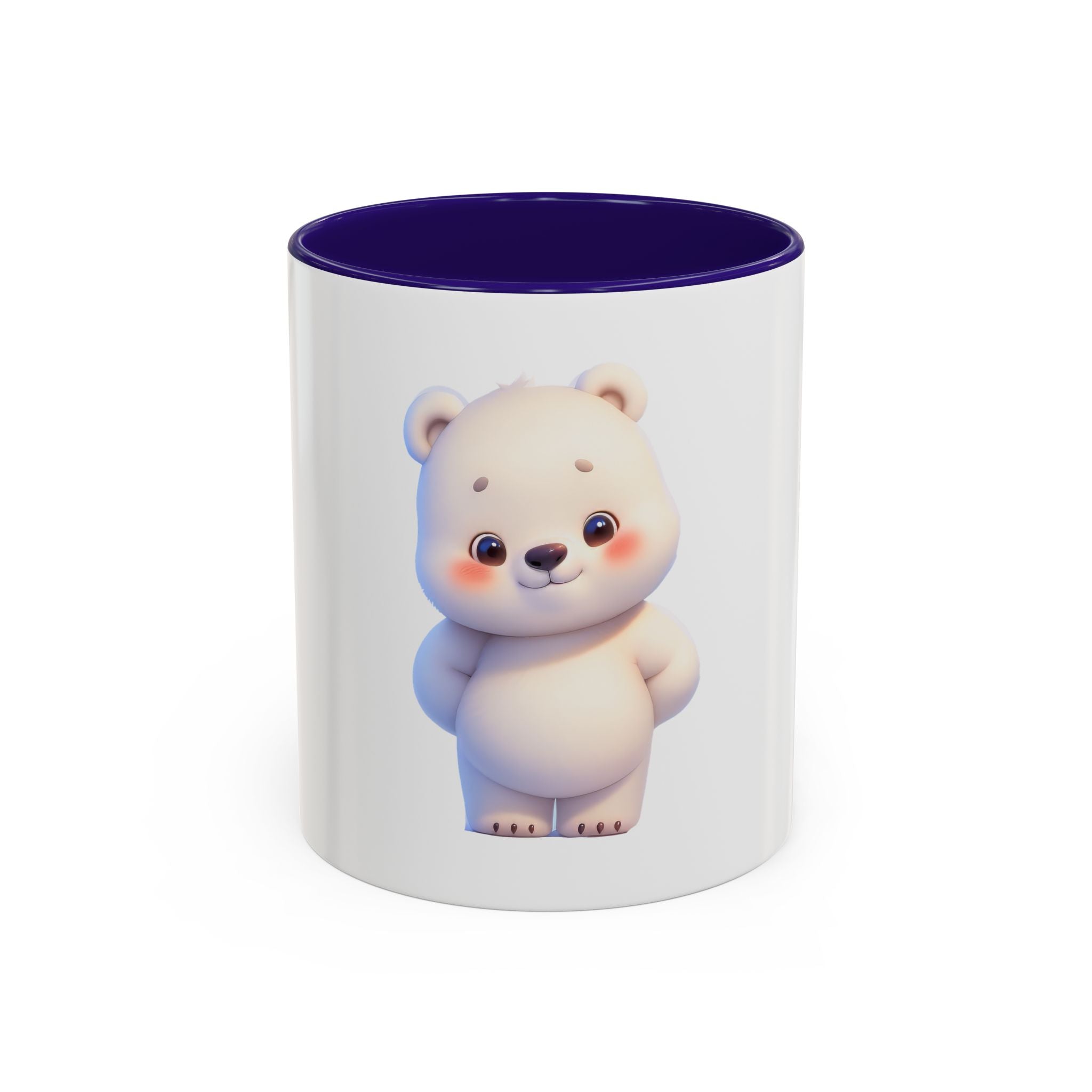 Cute White Bear Coffee Mug — Kawaii Polar Bear 11oz