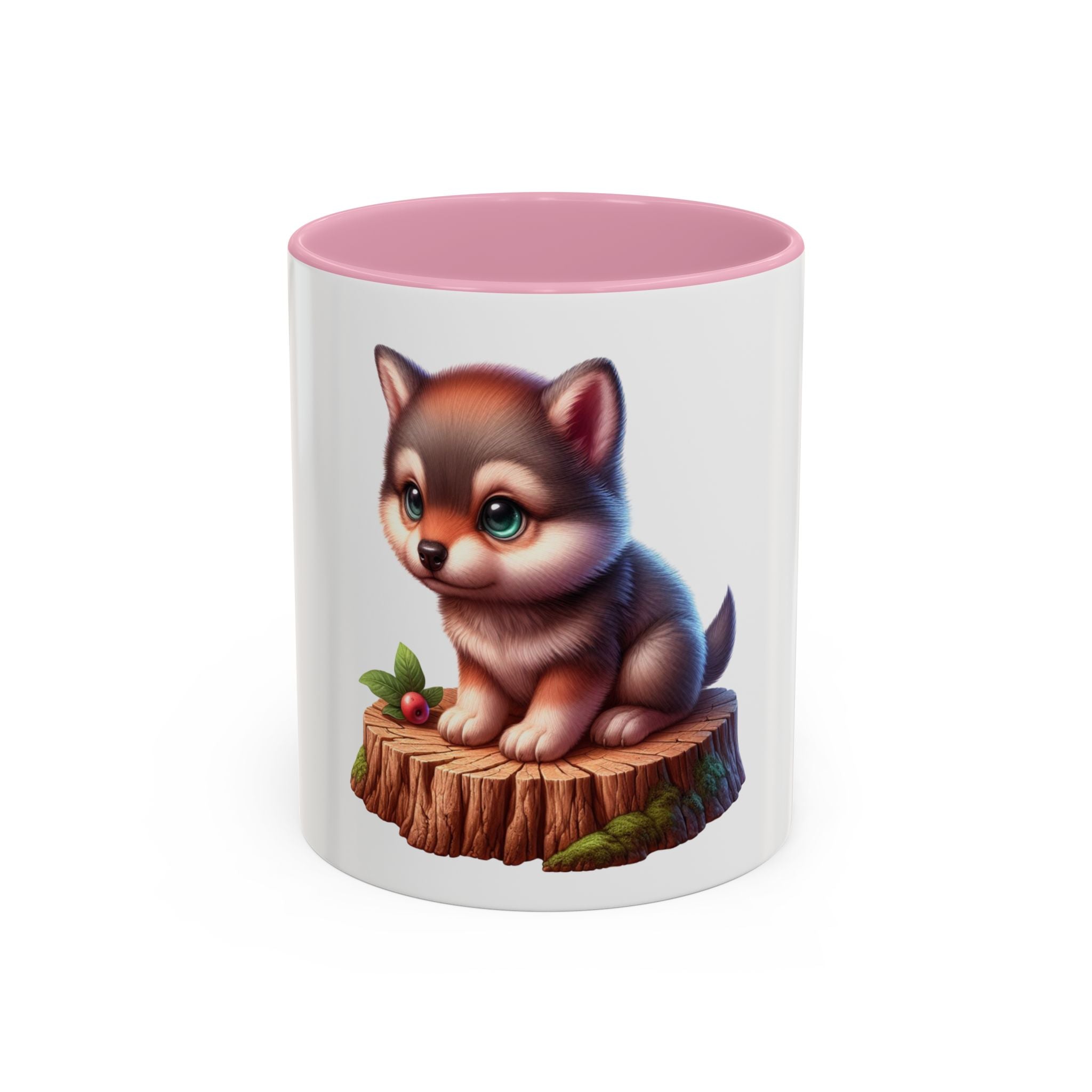 Cute Wolf Pup Mug — Adorable Woodland Puppy Coffee Cup (11oz)